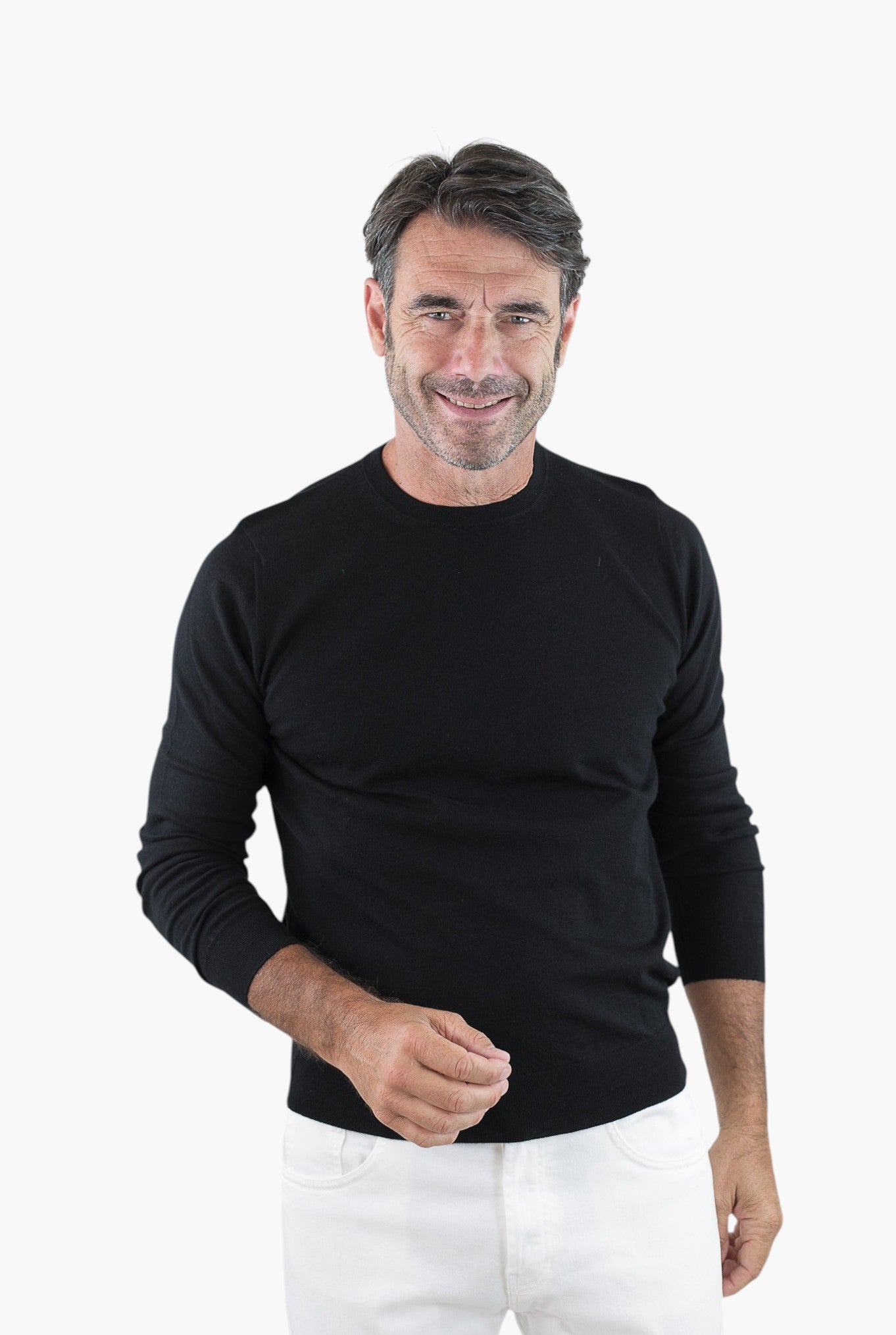 DRUMOHR Girocollo Cashmere Superlight Nero