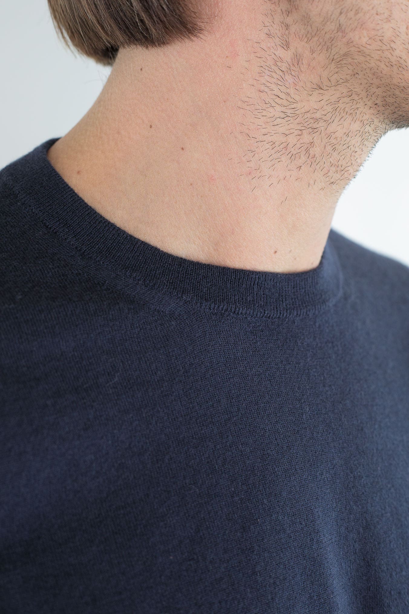 DRUMOHR Girocollo Cashmere Superlight Blu Navy