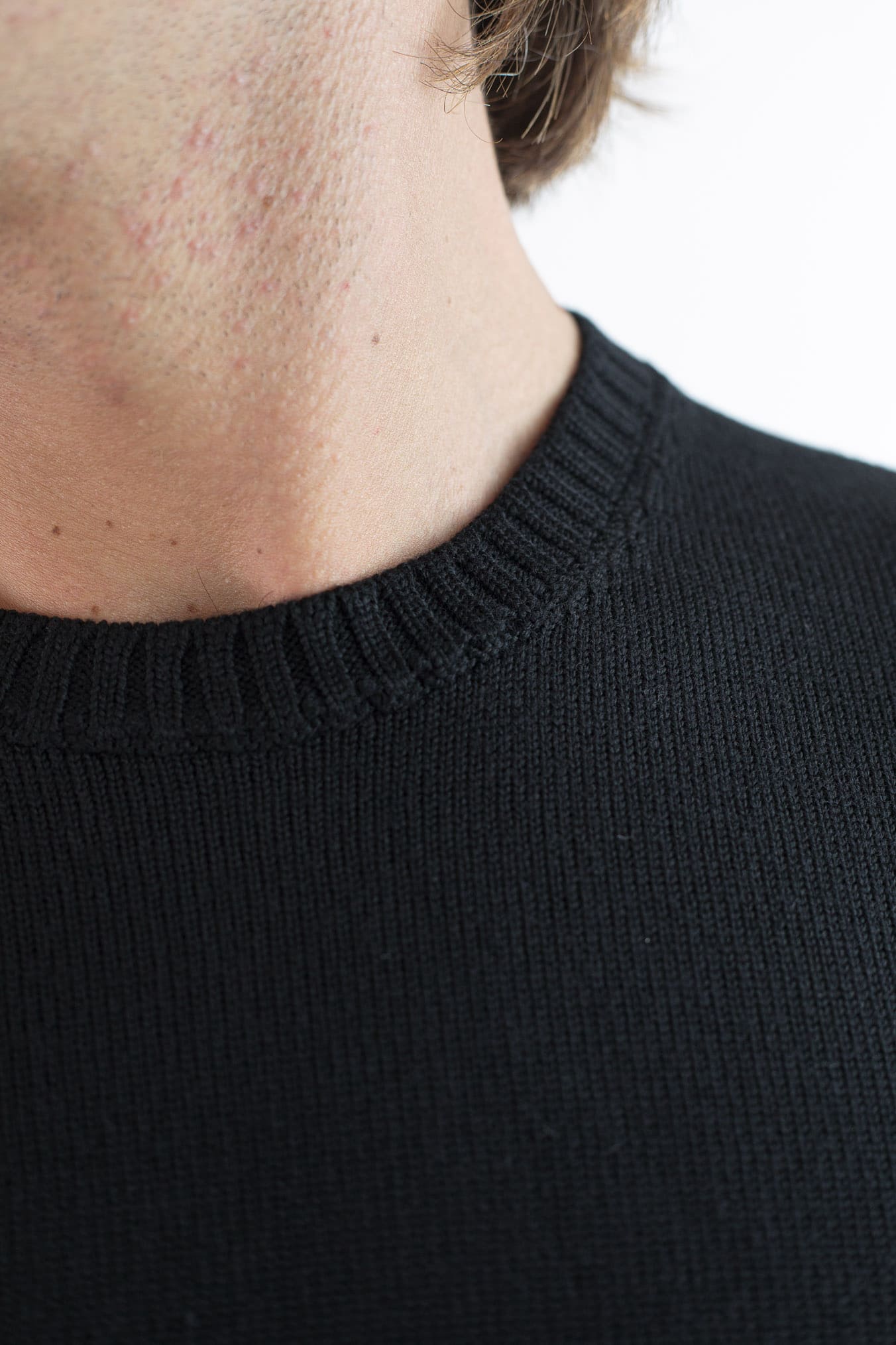 DRUMOHR Girocollo Lana Merinos Nero