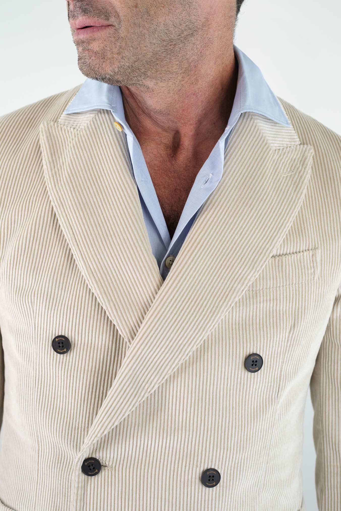 DRUMOHR Giacca Doppiopetto Velluto Burro