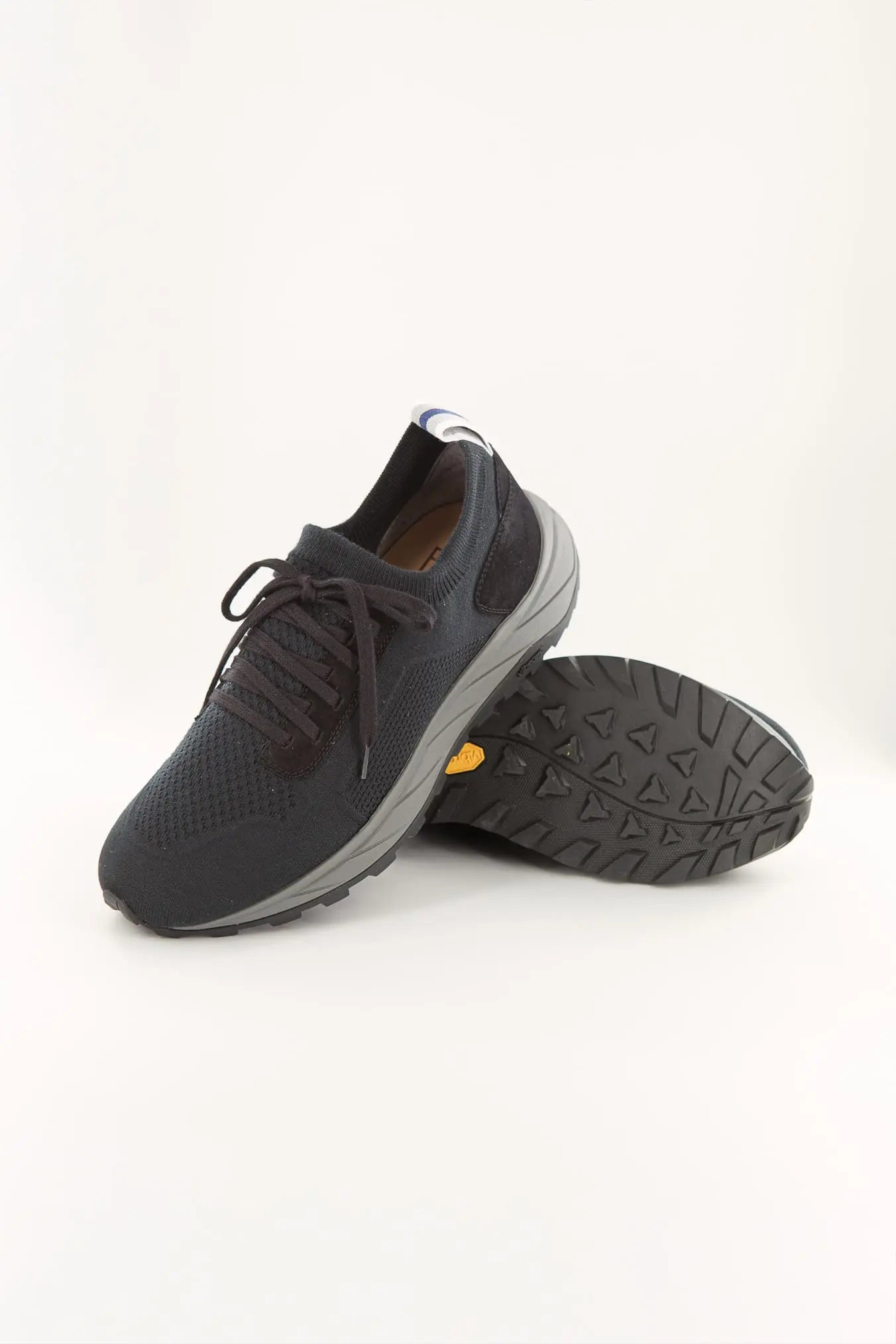 FEDELI Sneakers Calzino Maglia Elasticizzata Nero
