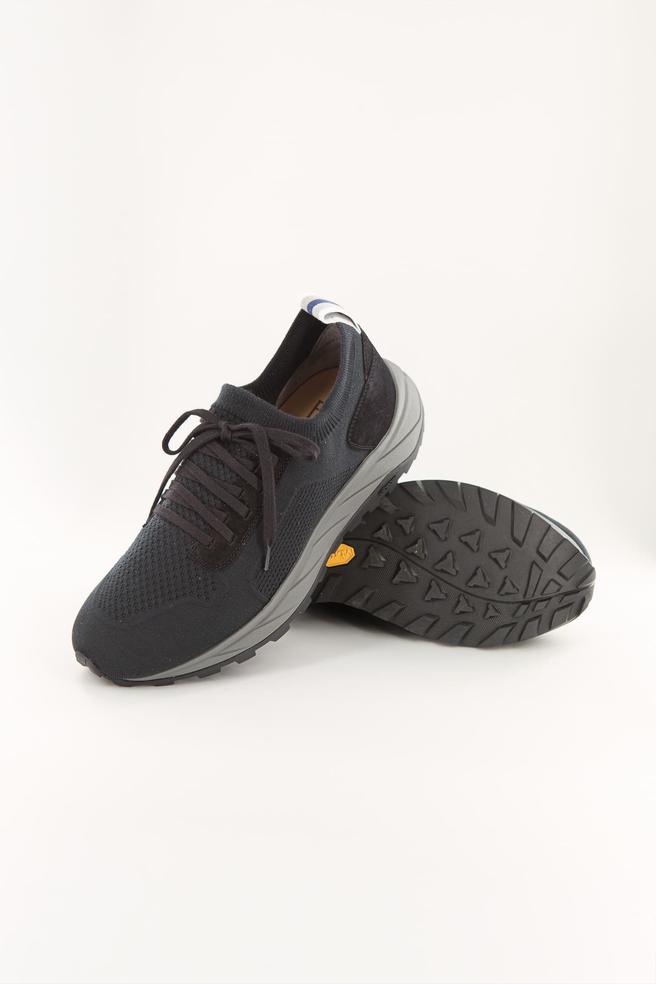 FEDELI Sneakers Calzino Maglia Elasticizzata Nero