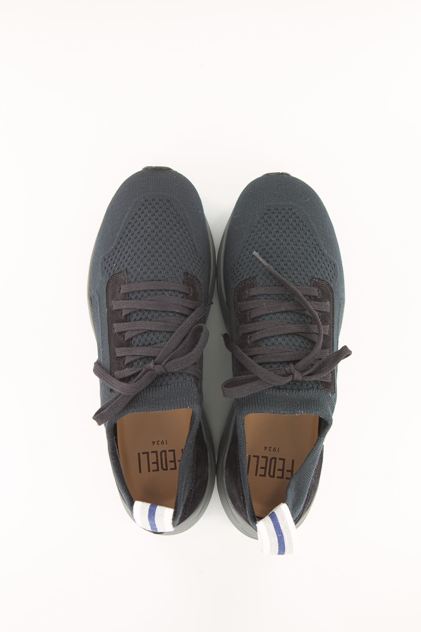 FEDELI Sneakers Calzino Maglia Elasticizzata Nero