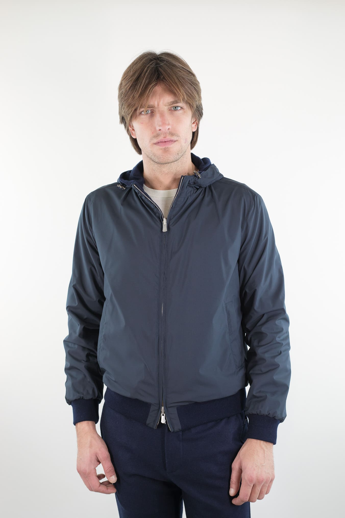 FEDELI Bomber Reversibile "Start" Cashmere Flanel Airstop