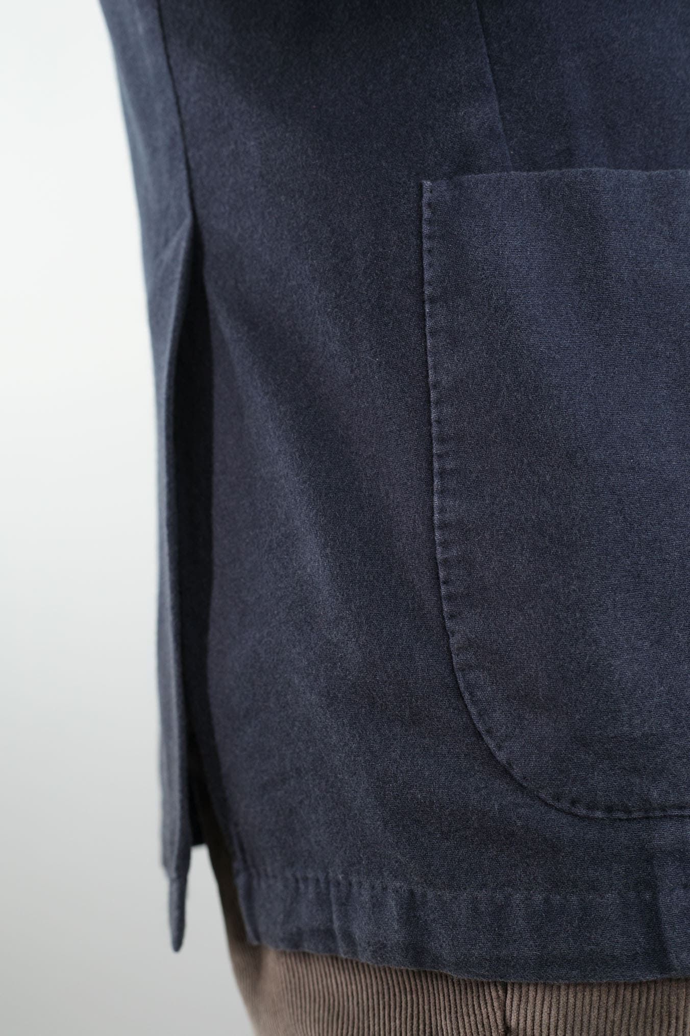 GUARINO Giacca Cashmere Washed Blu