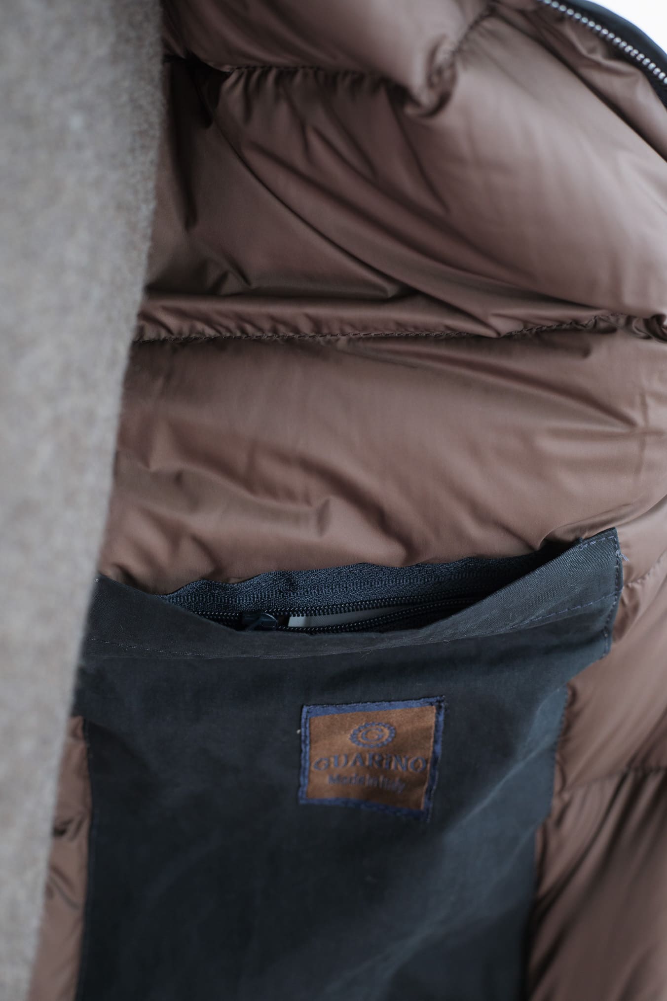 GUARINO Giubbino Cotone Water-repellent Blu