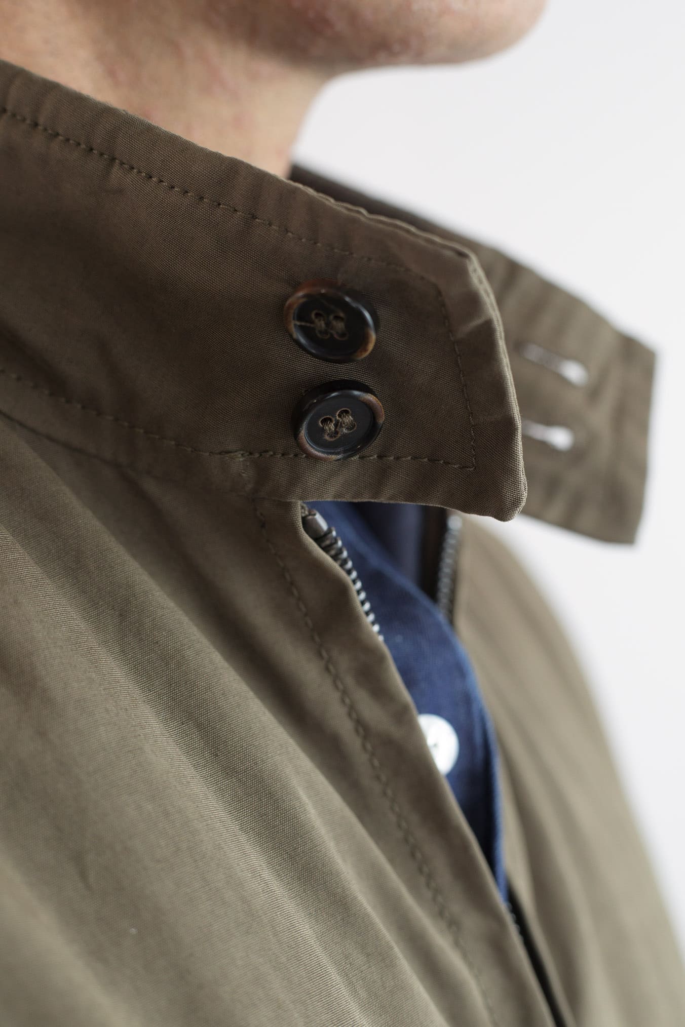 GUARINO Giubbino Cotone Water-repellent Fango