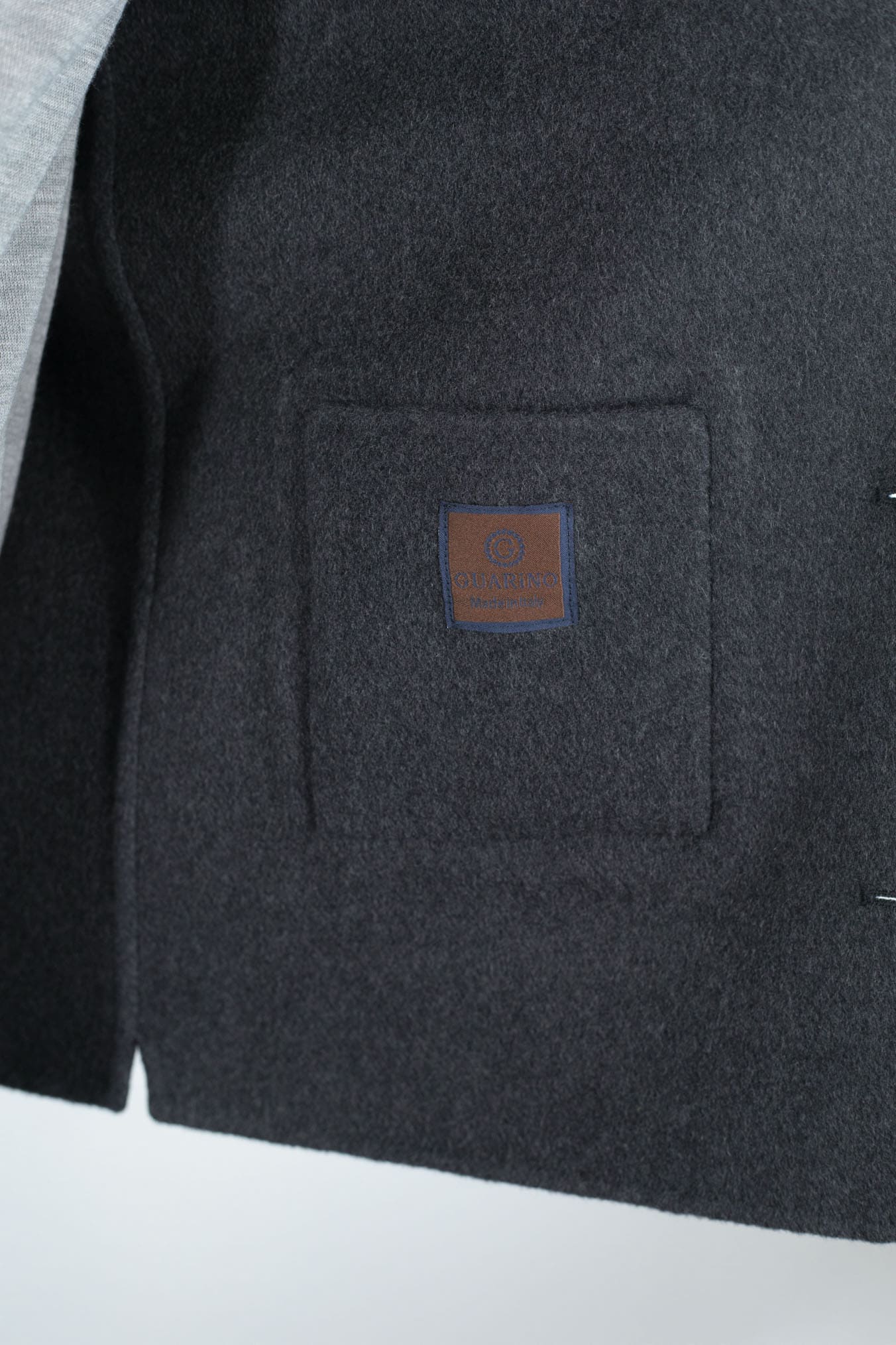 GUARINO Giacca Sportiva Cashmere Double Blu Scuro