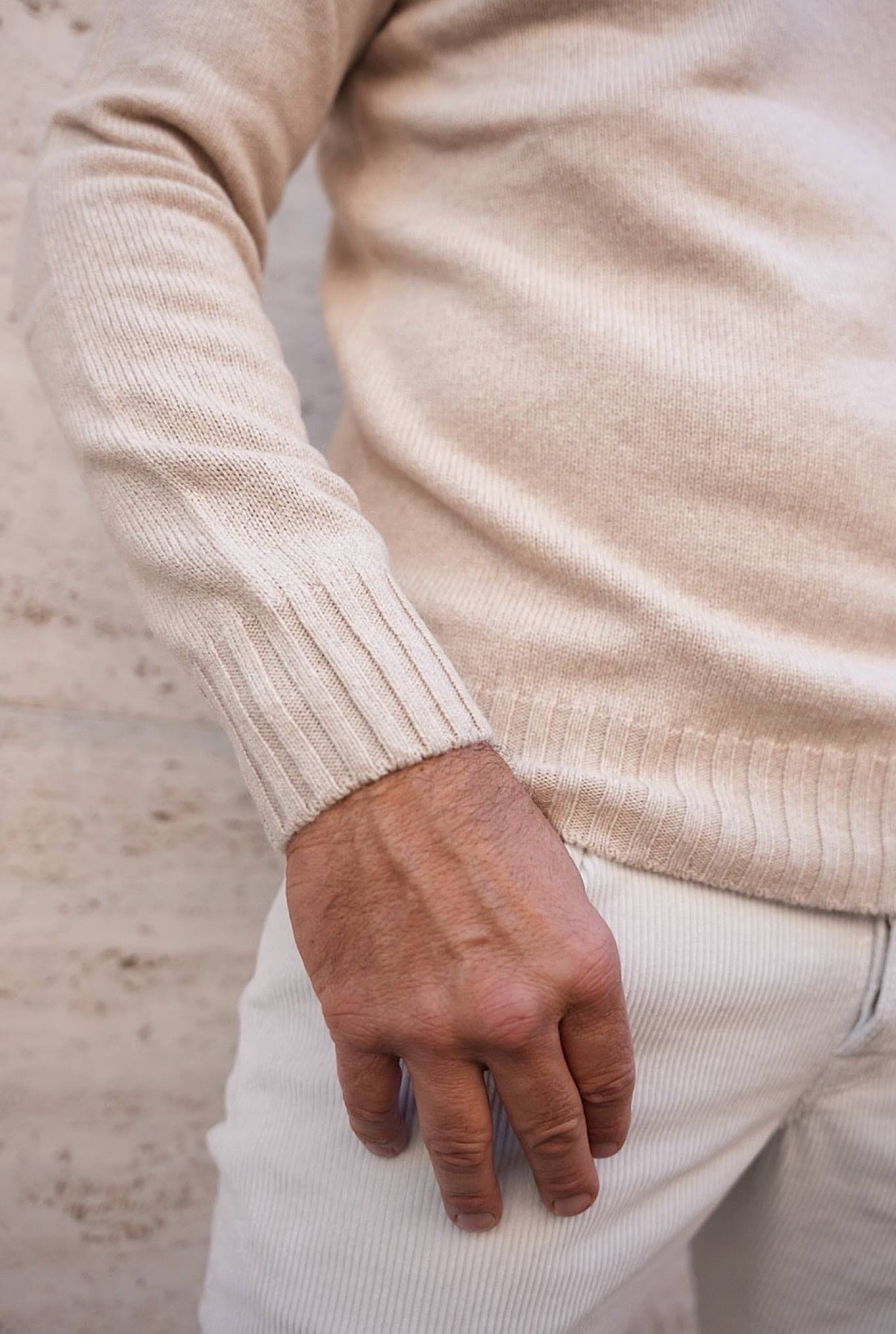 GUARINO Dolcevita Cashmere Corsehair Beige