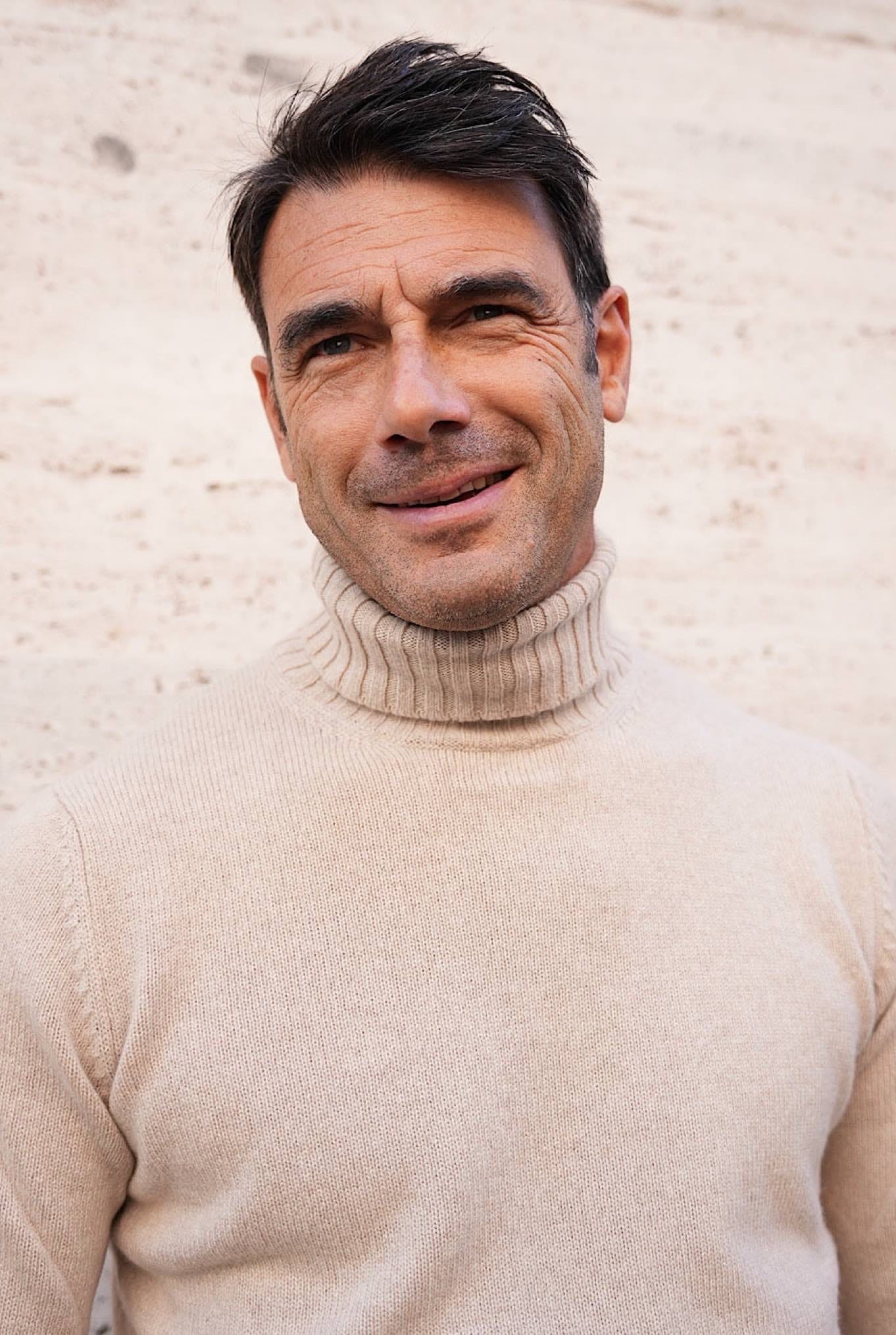 GUARINO Dolcevita Cashmere Corsehair Beige