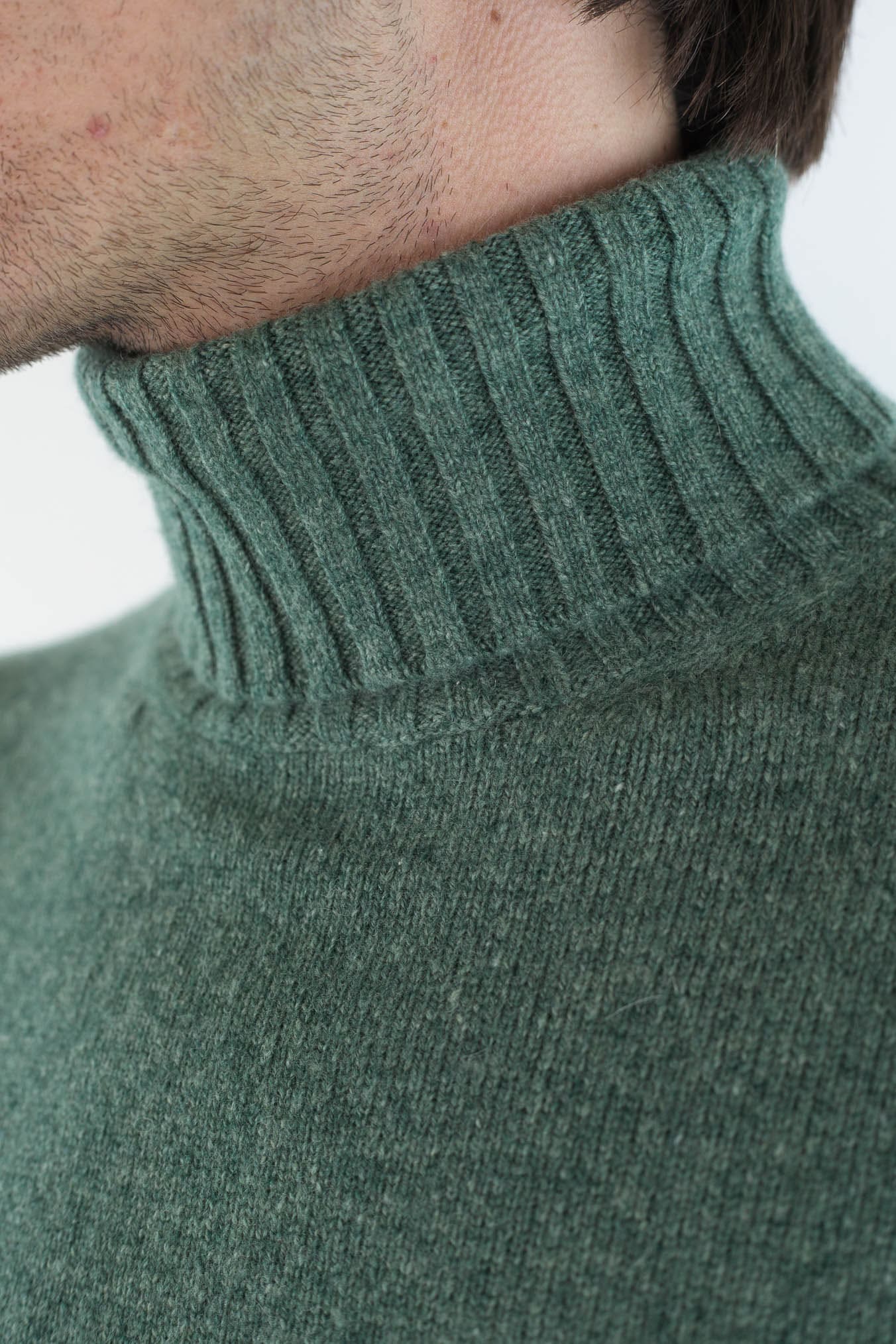 GUARINO Dolcevita Cashmere Corsehair Verde