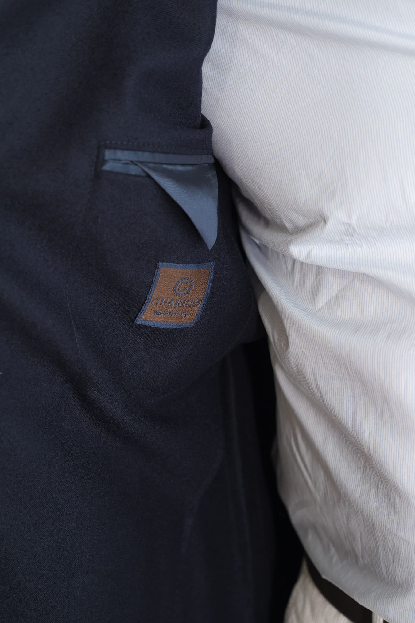 GUARINO Giacca Doppiopetto Blu Scuro