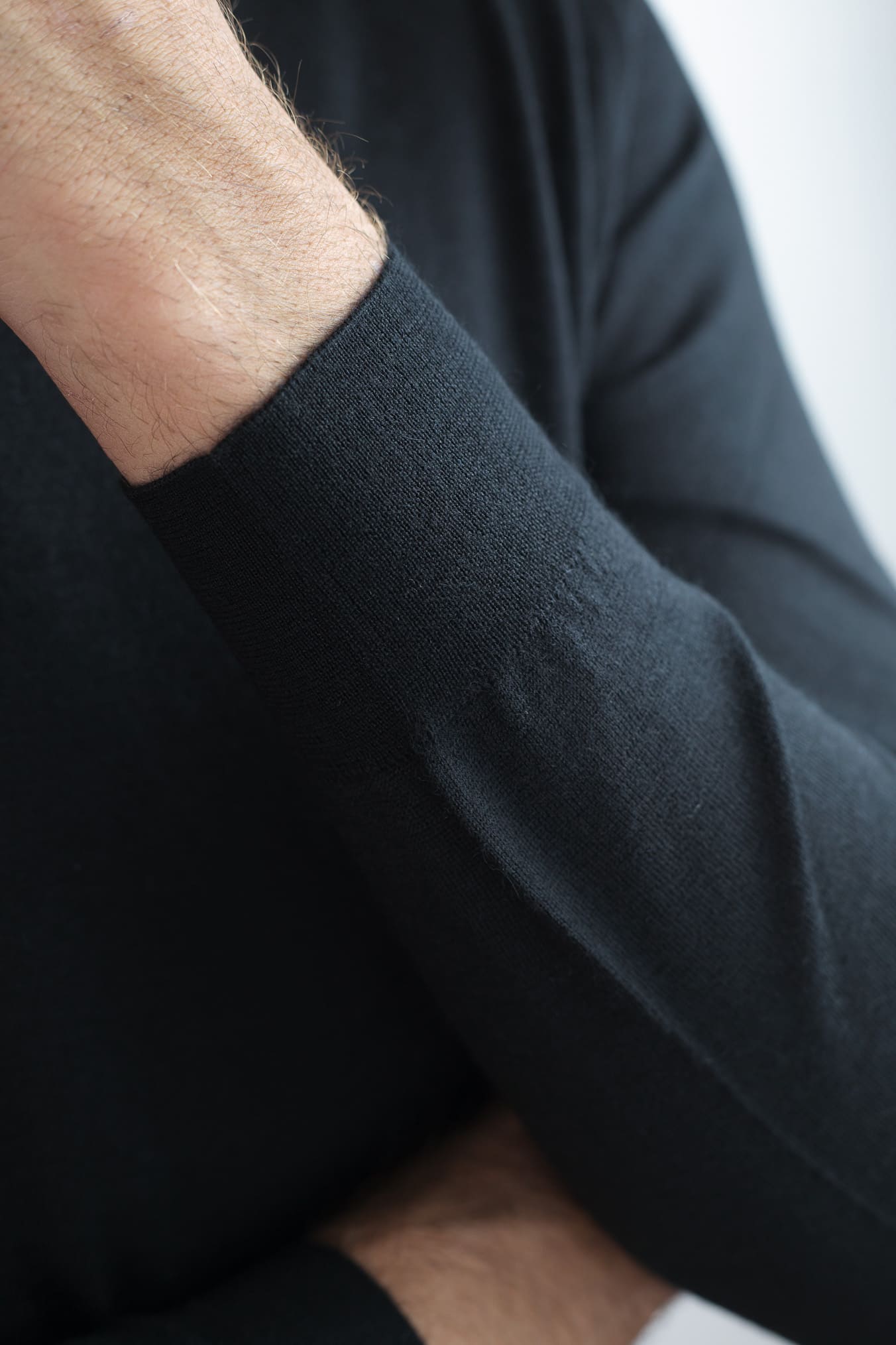 GUARINO Dolcevita Cashmere e Seta Superlight Nero