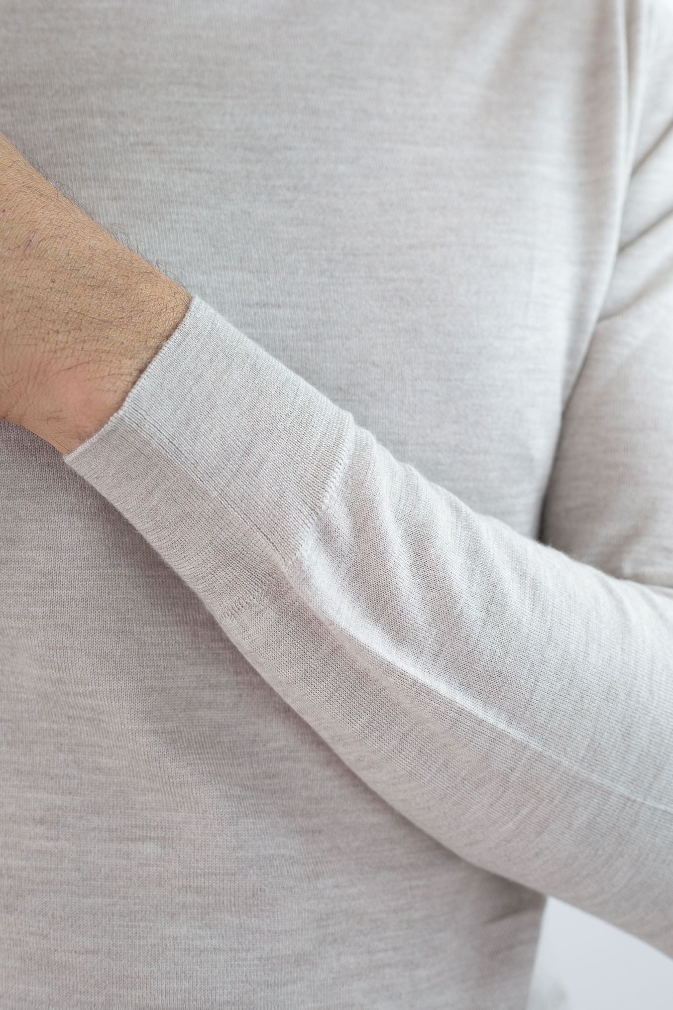 GUARINO Dolcevita Cashmere e Seta Superlight Beige