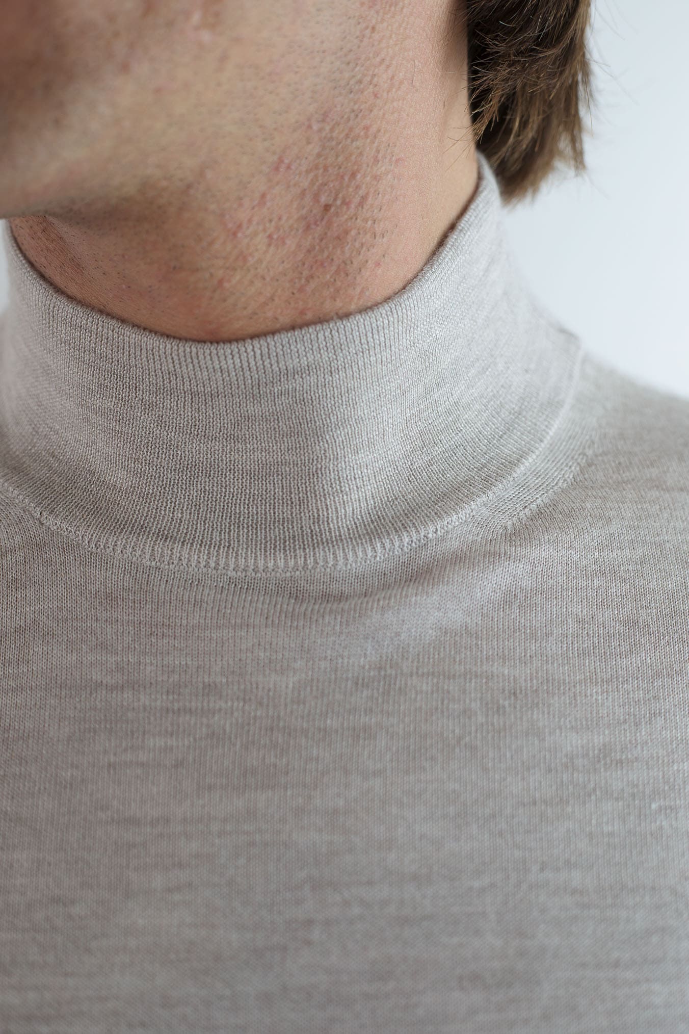 GUARINO Lupetto Cashmere e Seta Superlight Beige