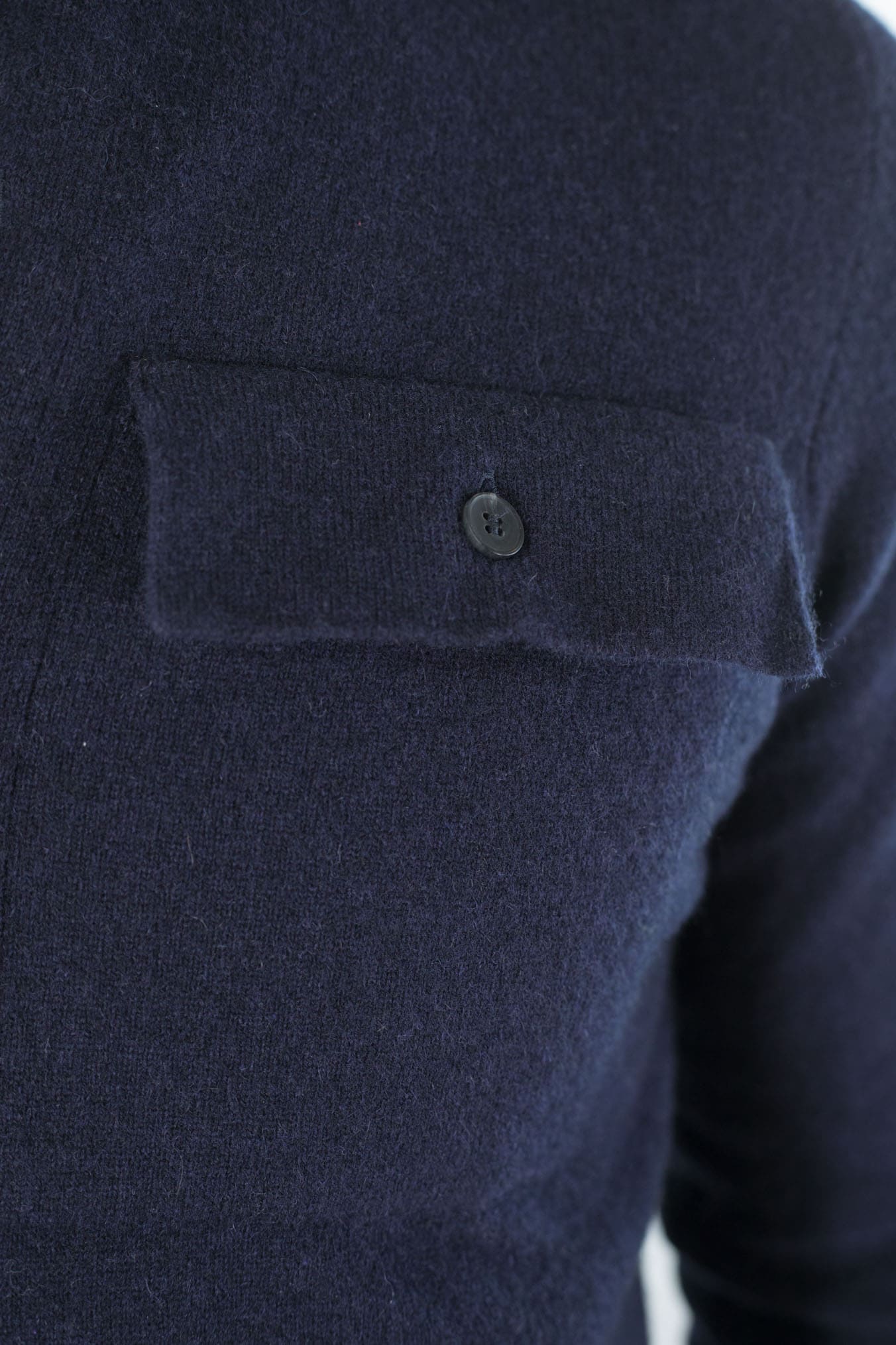 GUARINO Overshirt Cashmere Blu Navy