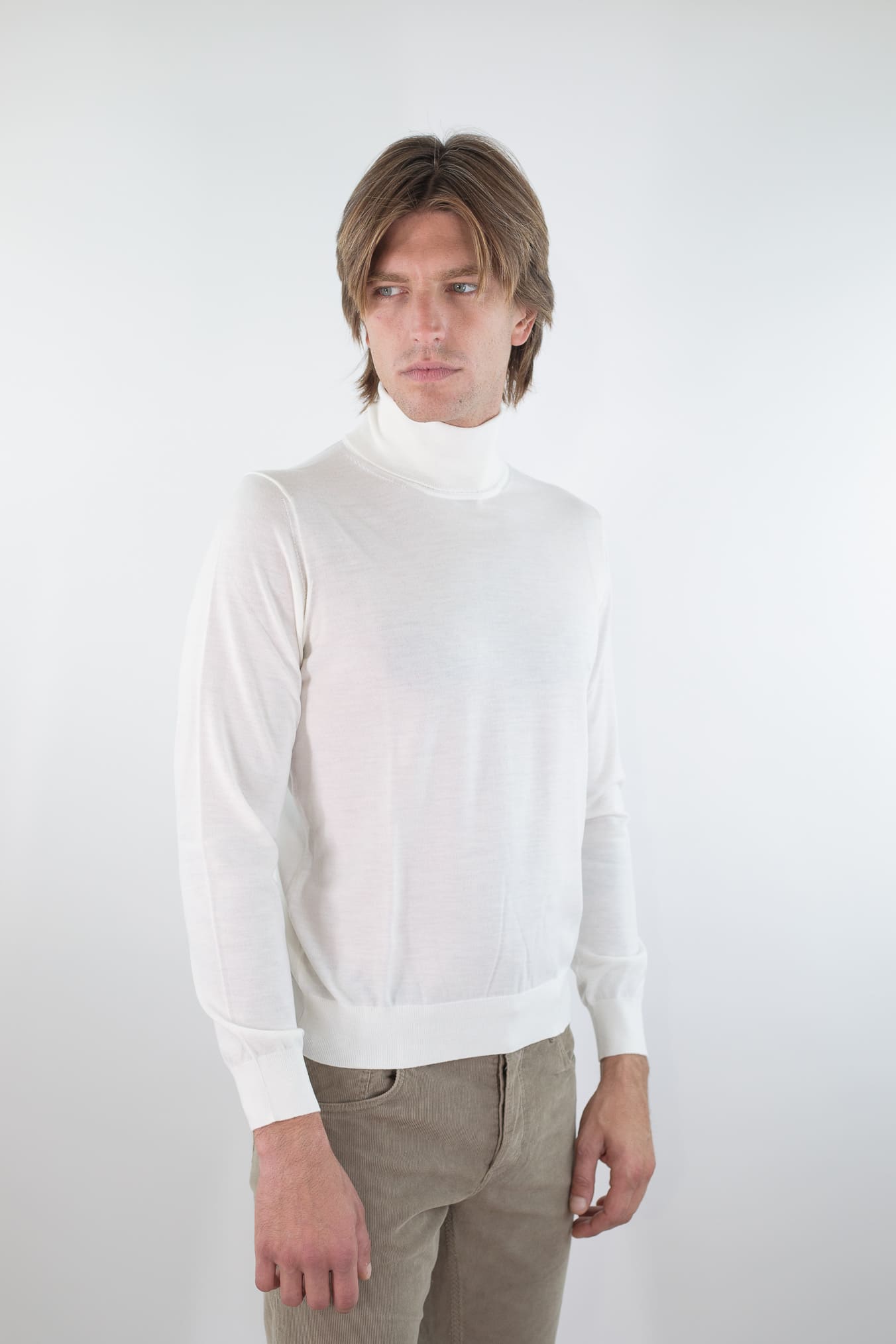 GUARINO Dolcevita Lana Super 140's Bianco