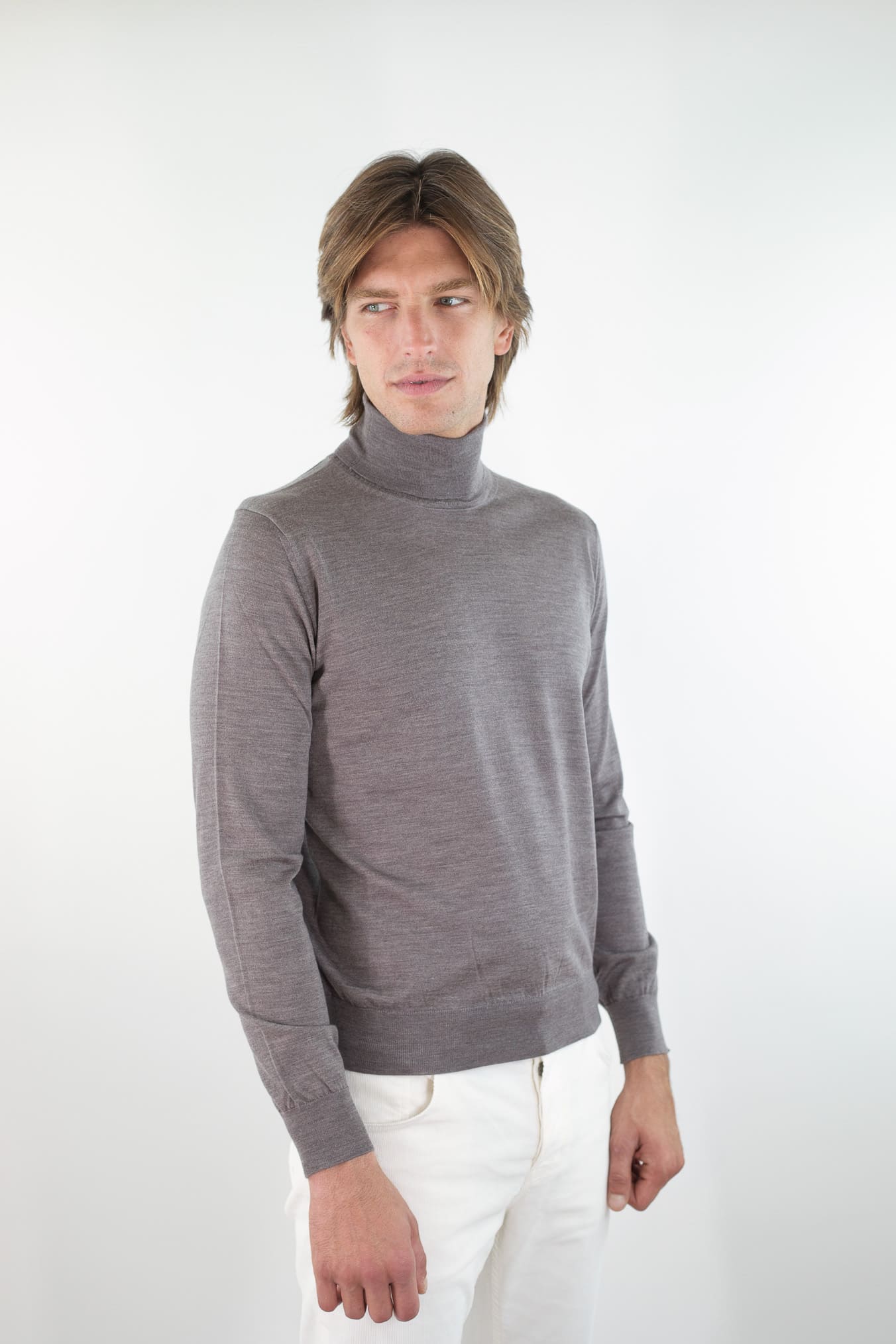 GUARINO Dolcevita Lana Super 140's Tortora