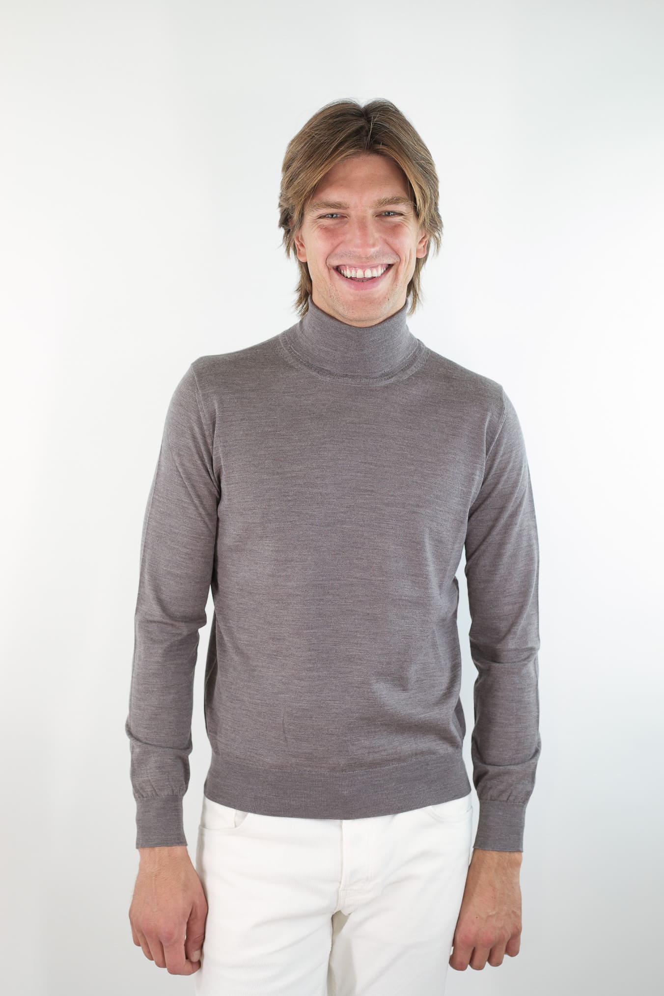 GUARINO Dolcevita Lana Super 140's Tortora