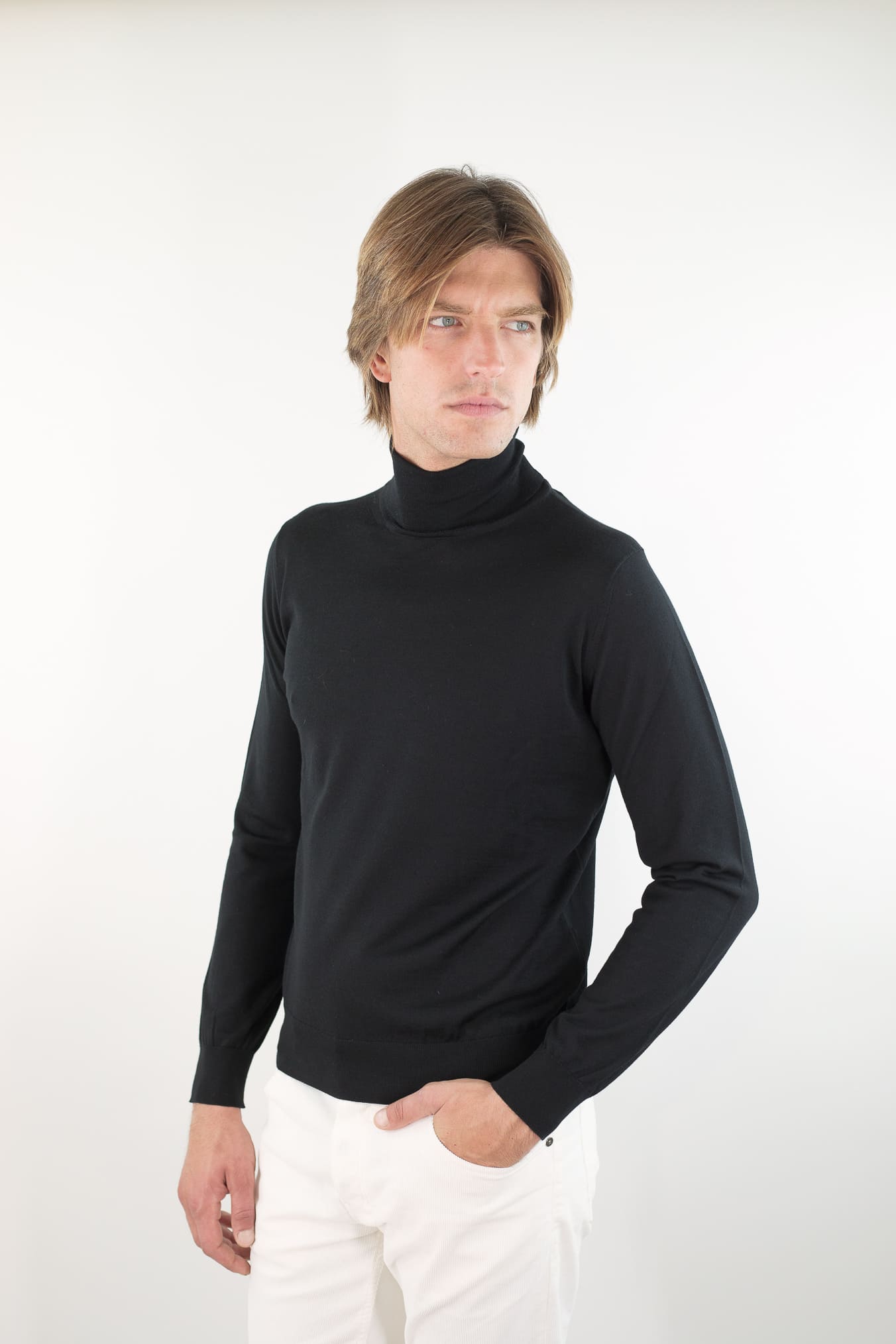 GUARINO Dolcevita Lana Super 140's Nero