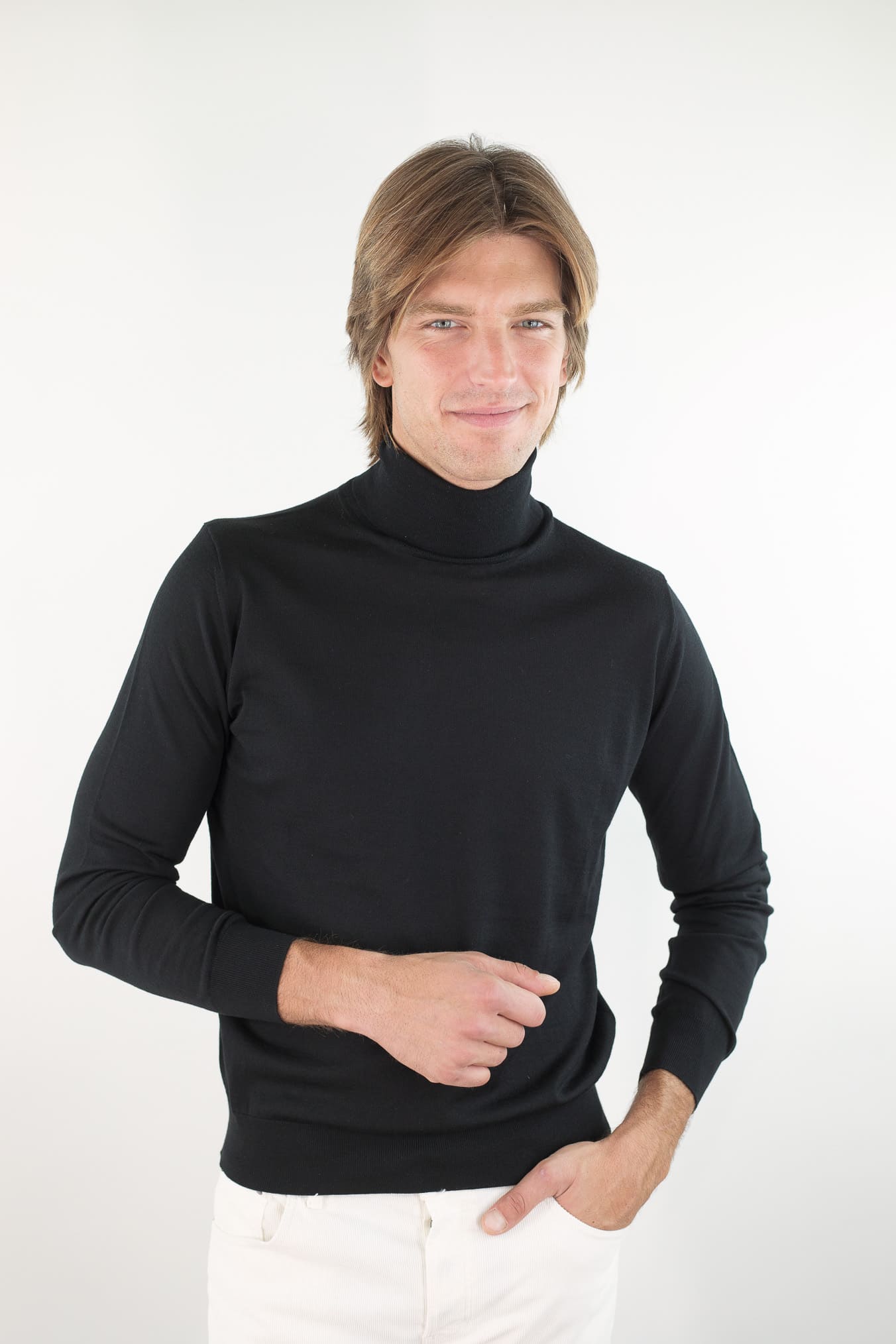 GUARINO Dolcevita Lana Super 140's Nero