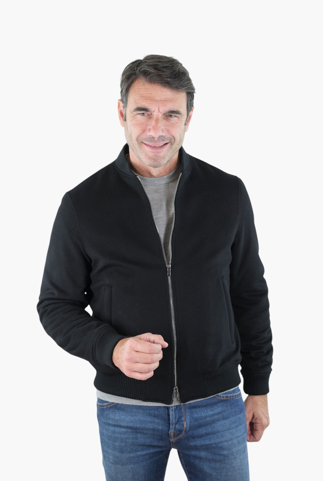 GUARINO Bomber Cashmere Nero