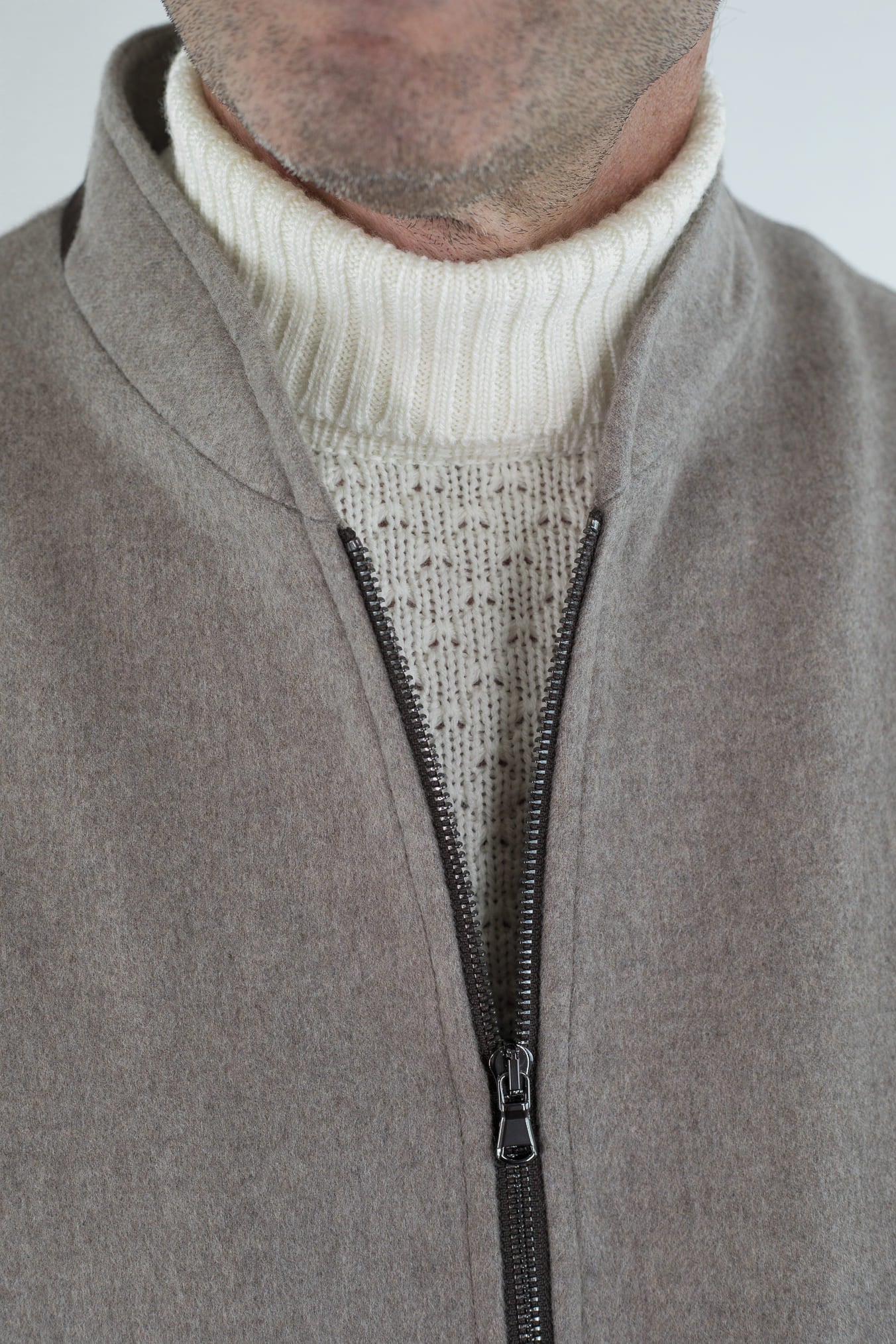 GUARINO Gilet Cashmere Loro Piana Beige