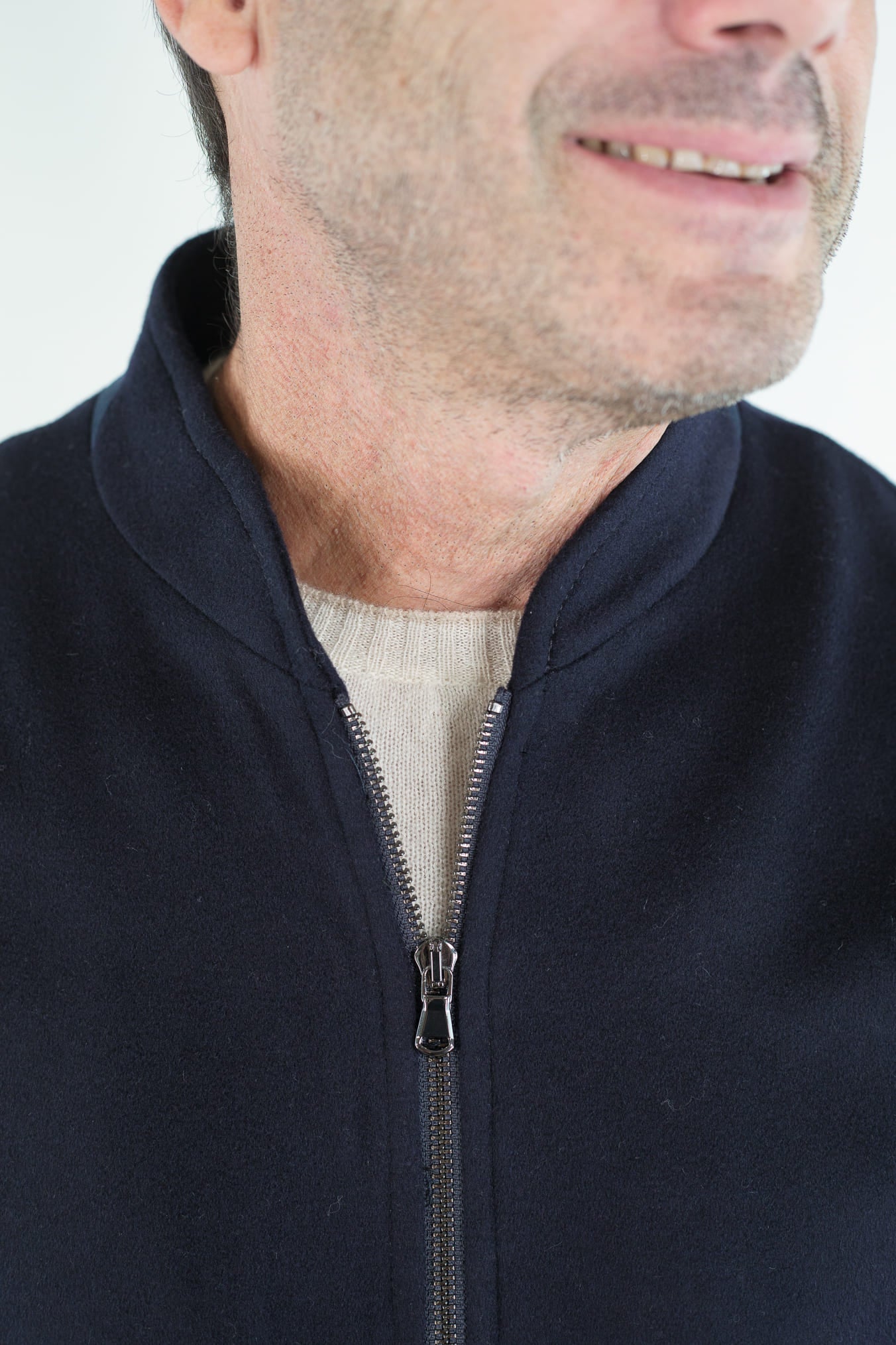 GUARINO Gilet Cashmere Loro Piana Blu