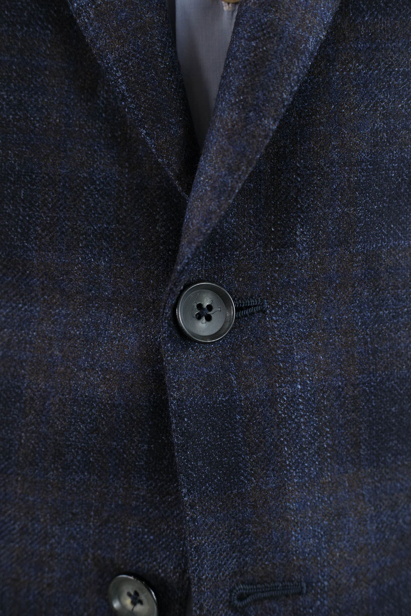 ISAIA Giacca Check Blu/Marrone