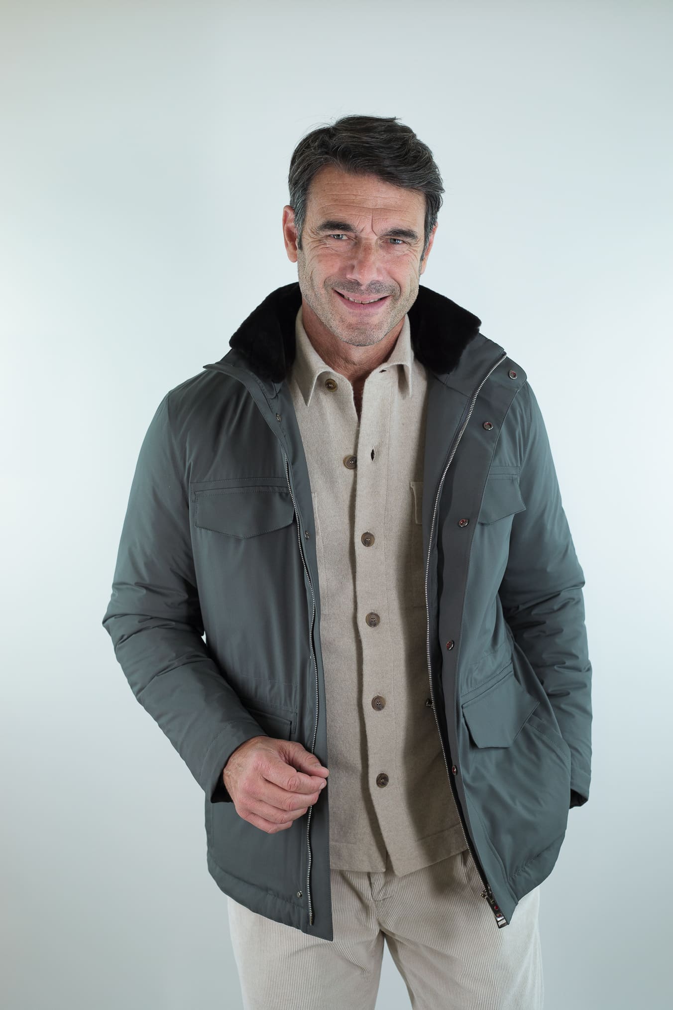 KIRED Field Jacket Verde Water Repellent