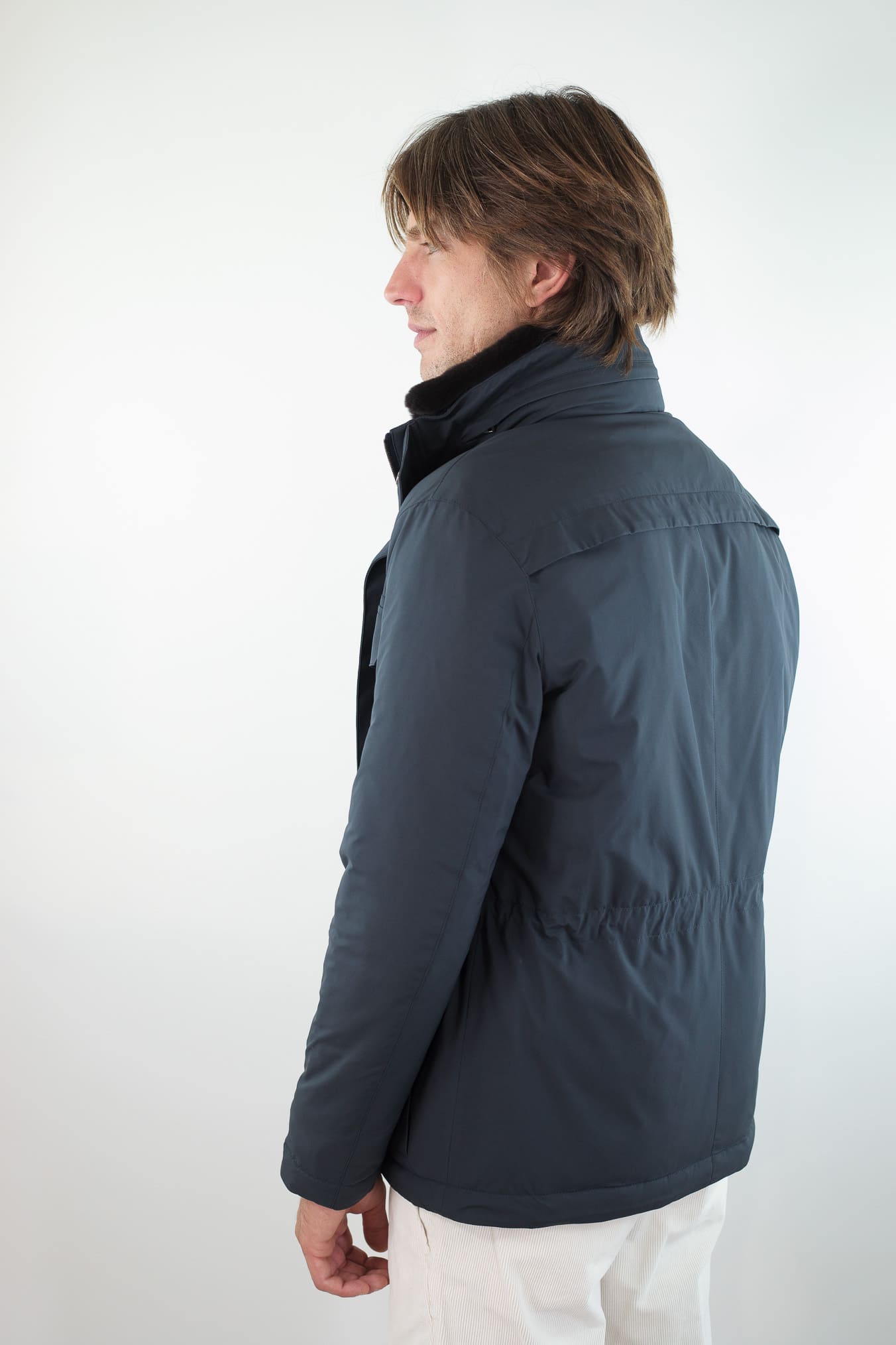 KIRED Field Jacket Blu Water Repellent