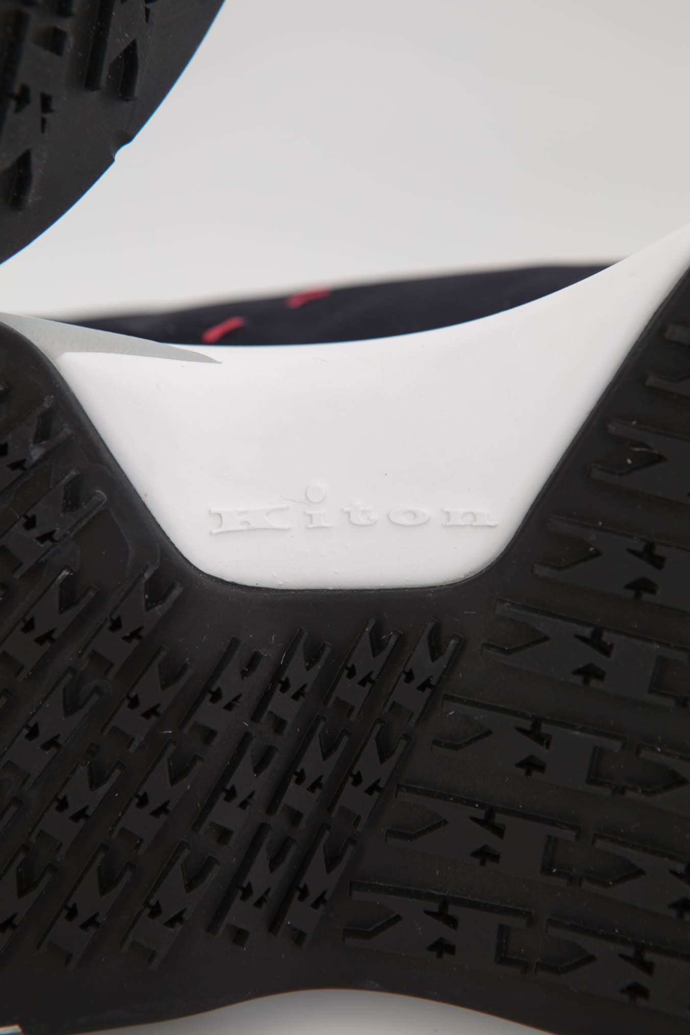 KITON Sneakers Bimaterica Nylon Suede Blu