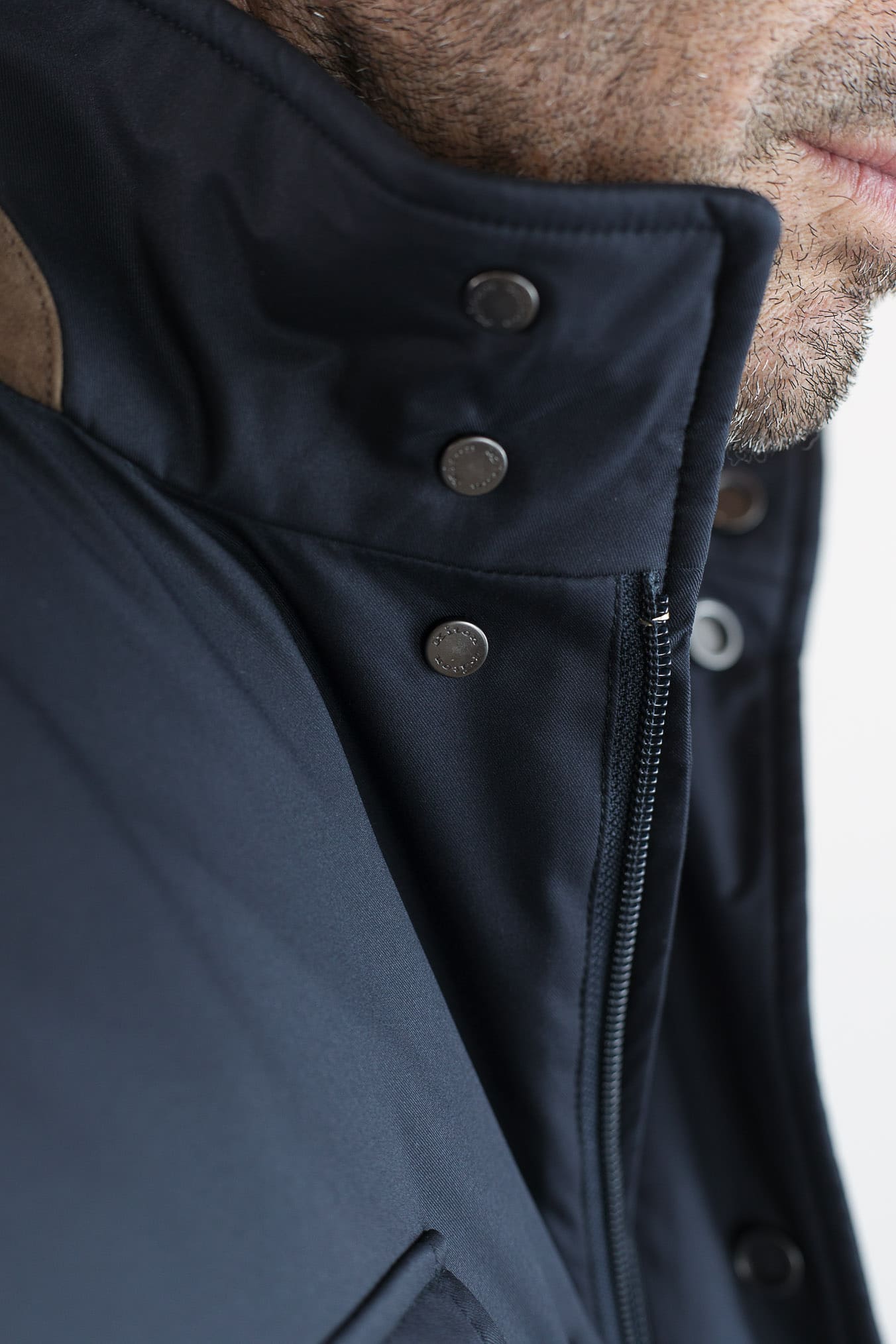 KITON Field Jacket Blu Superlight