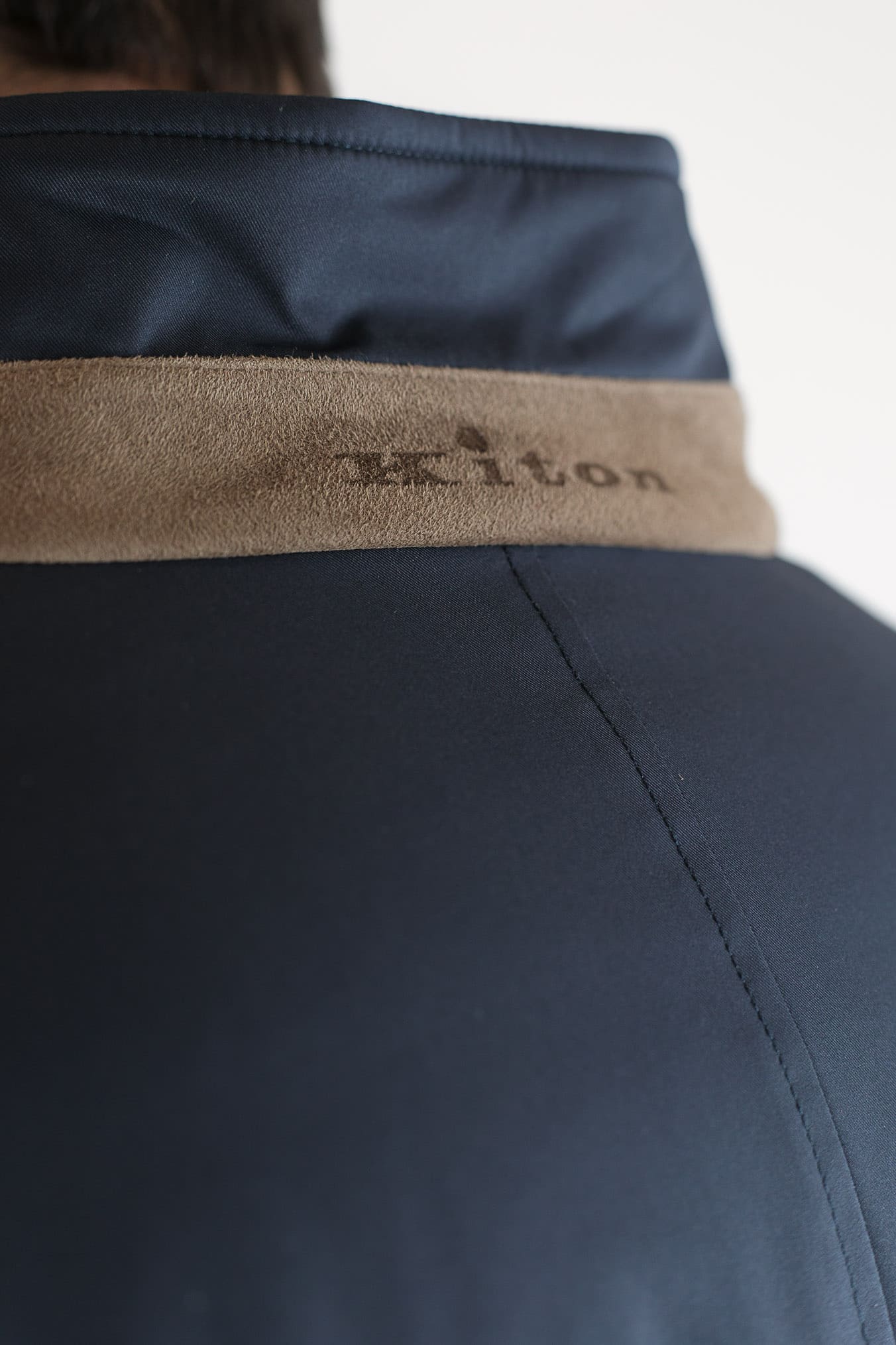 KITON Field Jacket Blu Superlight