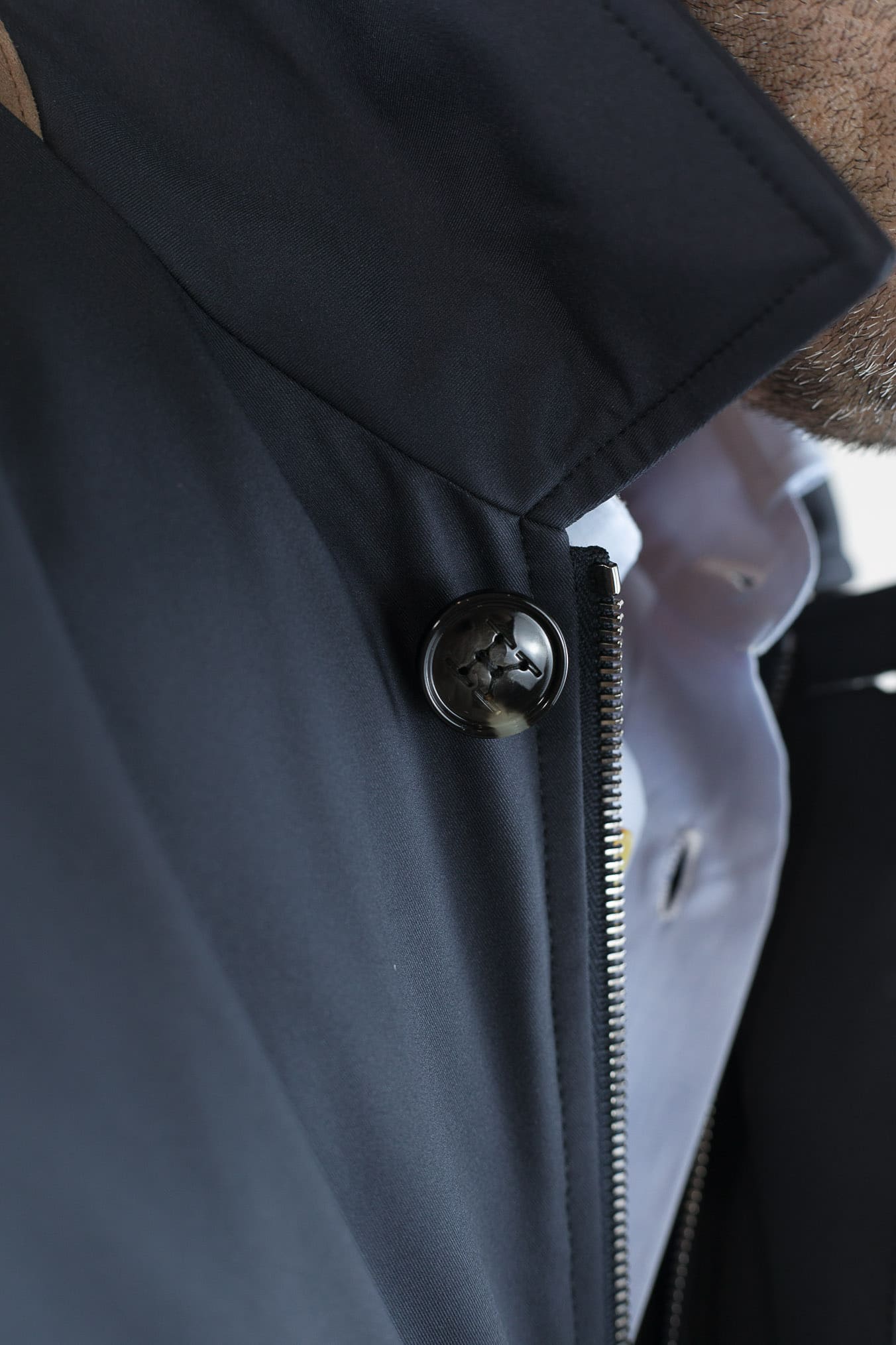 KITON Soprabito Impermeabile Blu