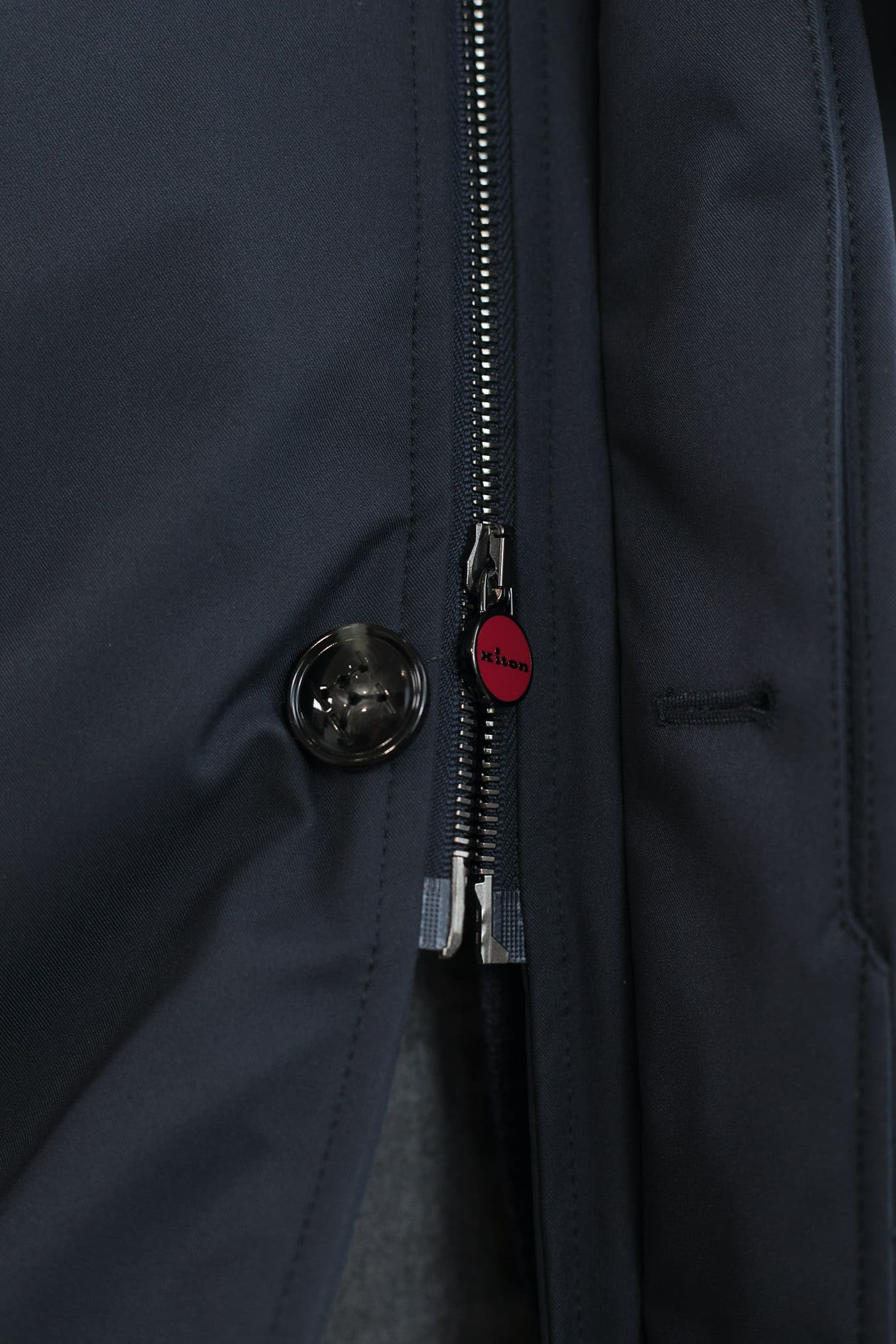 KITON Soprabito Impermeabile Blu