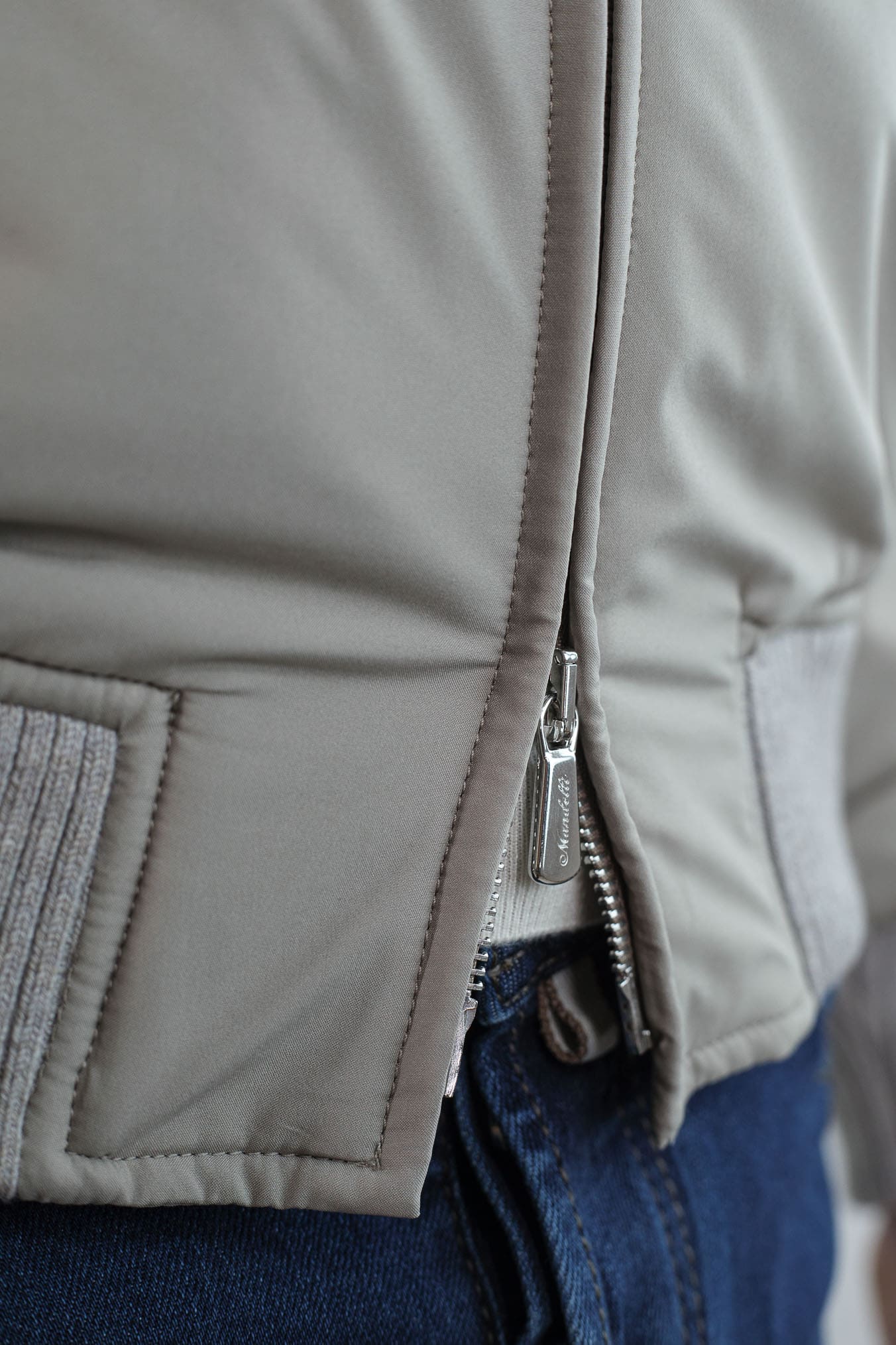 MANDELLI Giubbino Airstop Cashmere Loro Piana Beige