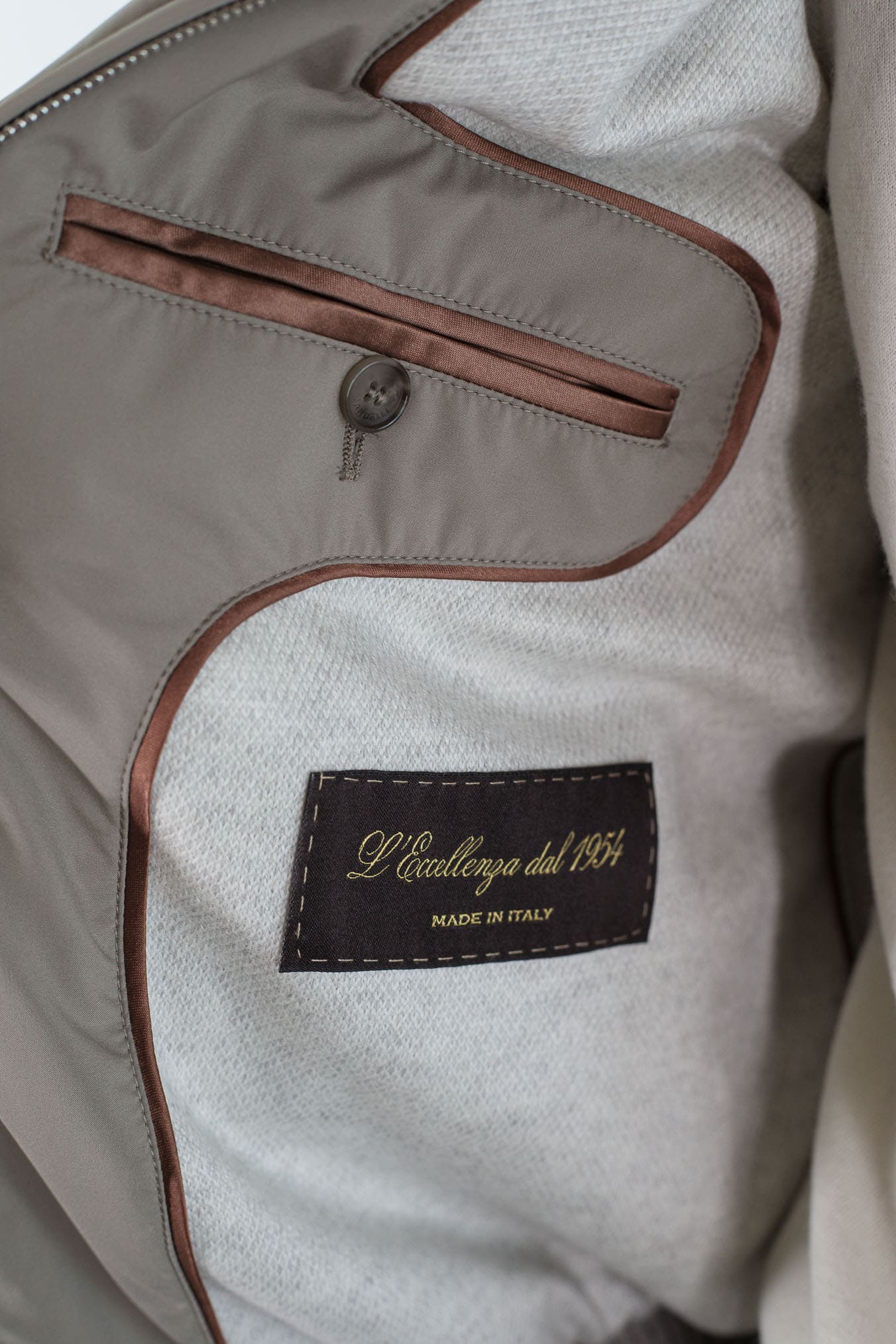 MANDELLI Giubbino Airstop Cashmere Loro Piana Beige