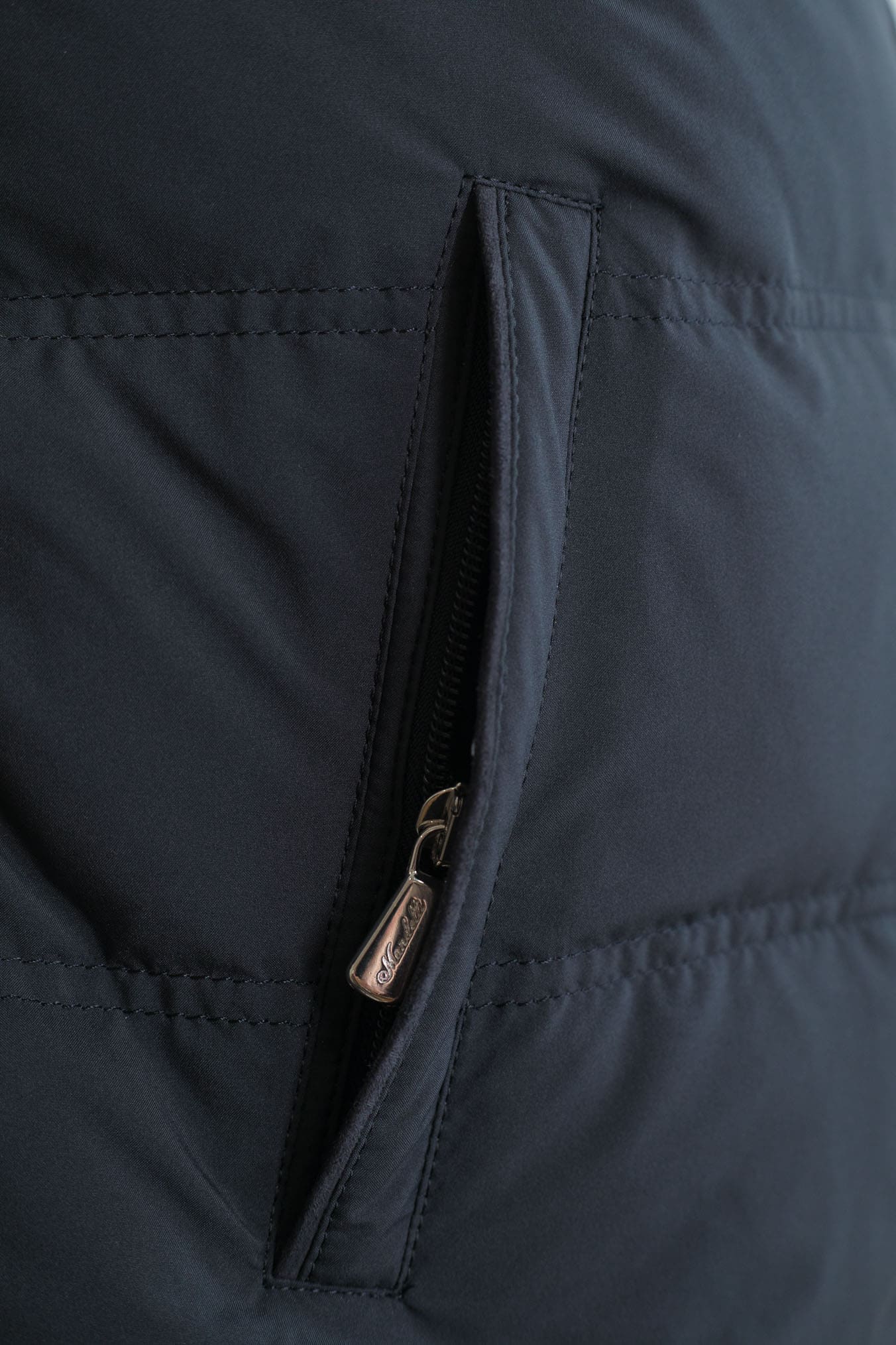 Piumino Corto Superlight Cappuccio Blu