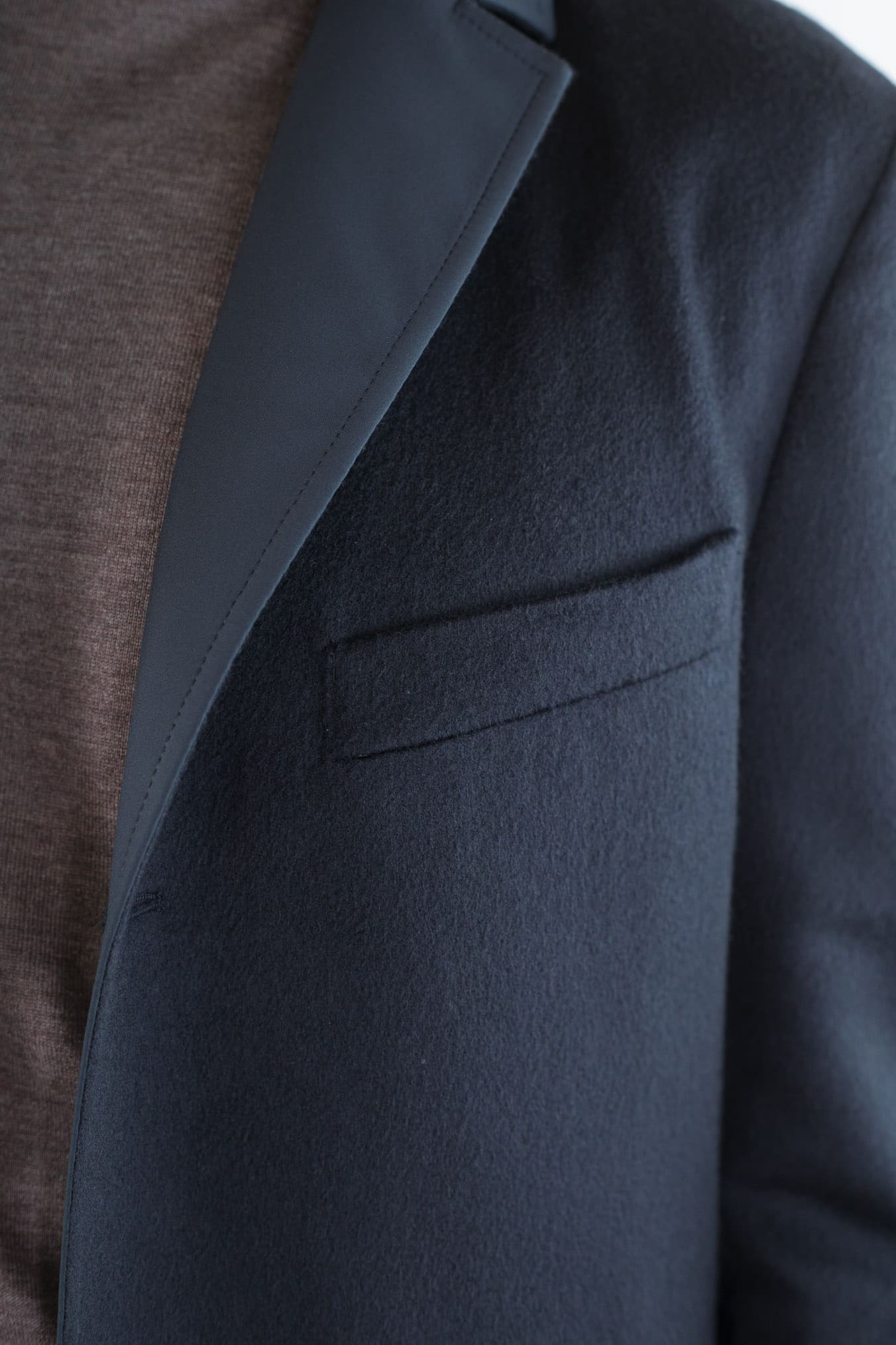 MANTO Blazer Cashmere Reversibile Field Jacket Blu