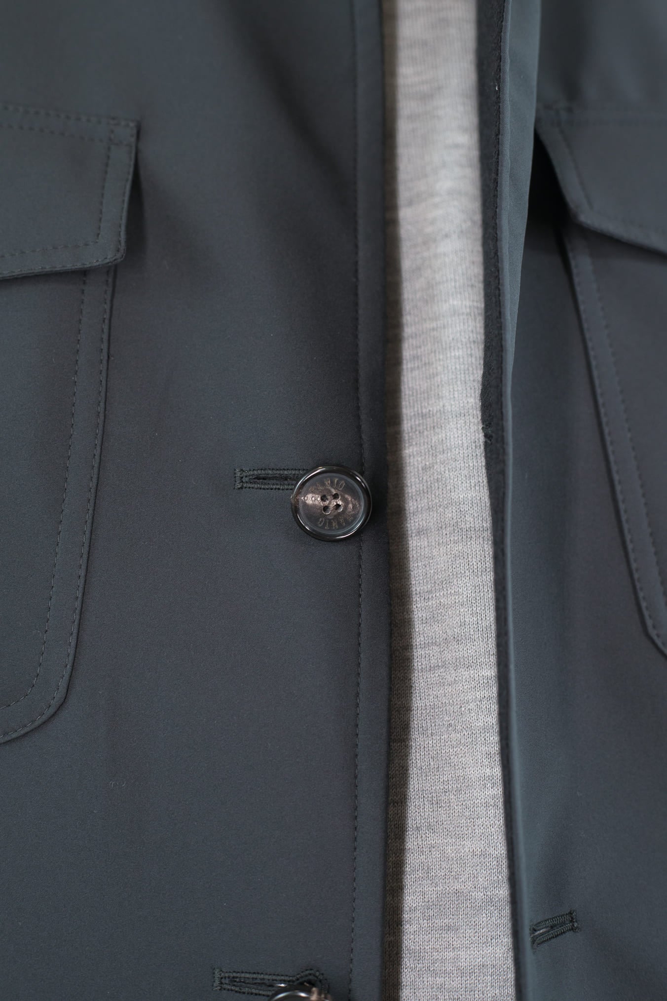 MANTO Blazer Cashmere Reversibile Field Jacket Nero