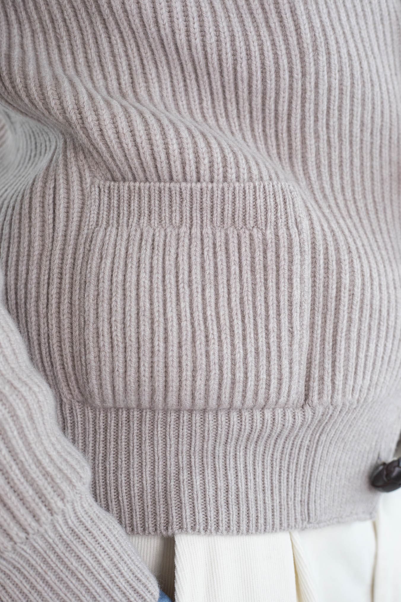 MC GEORGE OF SCOTLAND Cardigan Lana e Cashmere Beige