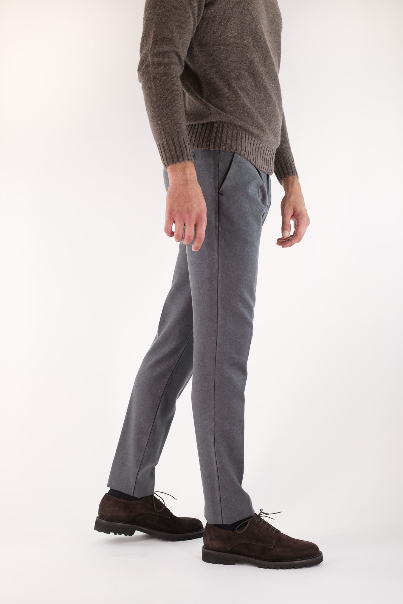 MYTHS Pantaloni Vintage Wool Grigio