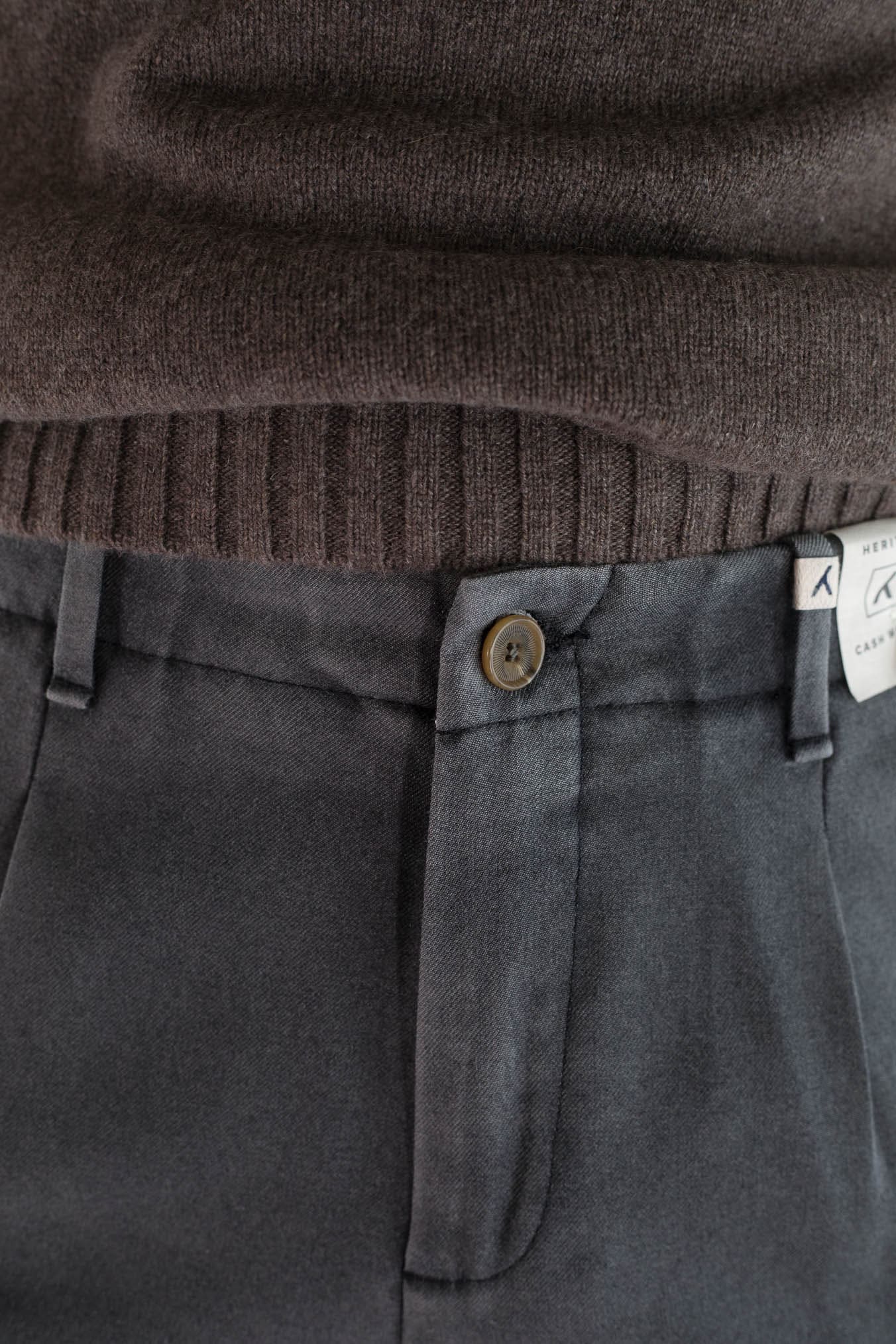 MYTHS Pantaloni Vintage Wool Grigio