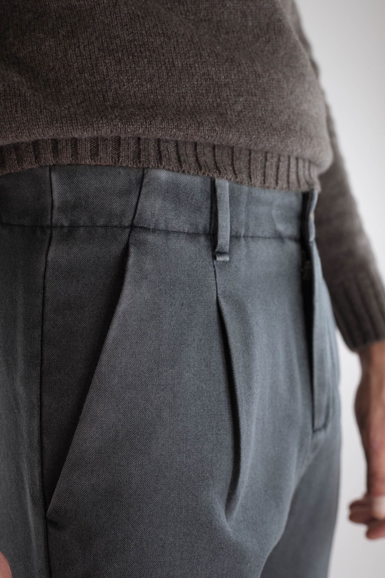 MYTHS Pantaloni Vintage Wool Grigio
