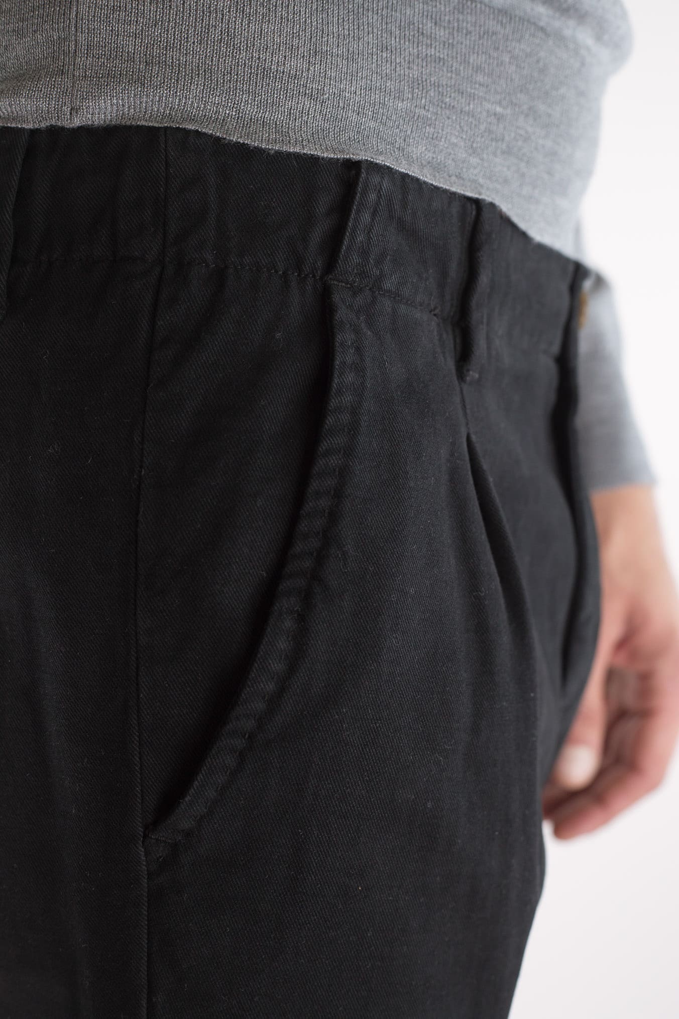 MYTHS Pantaloni Supersoft Cotone Cashmere Nero