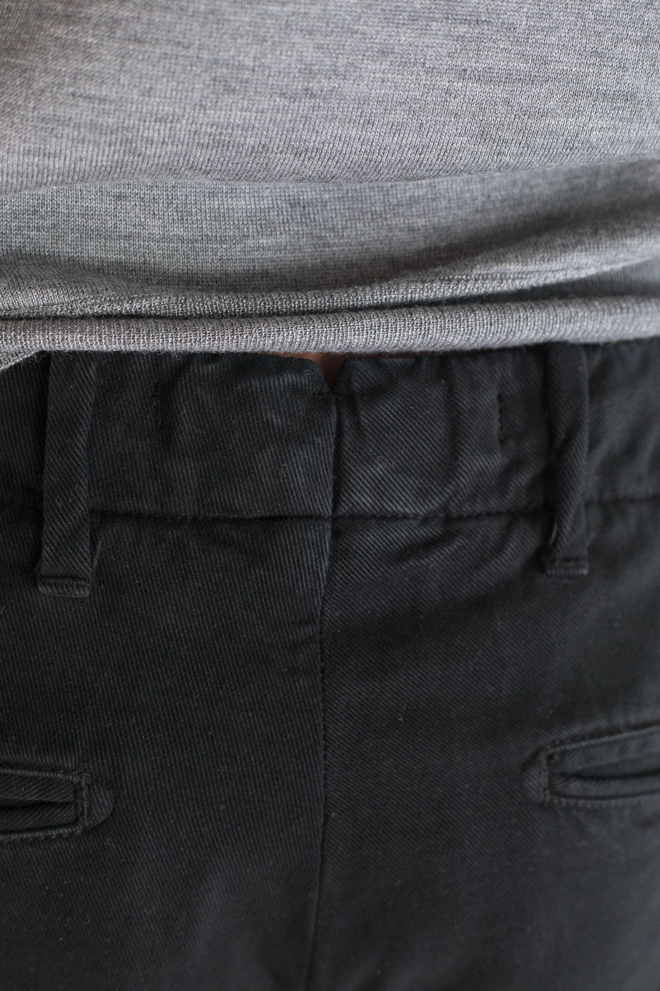 MYTHS Pantaloni Supersoft Cotone Cashmere Nero