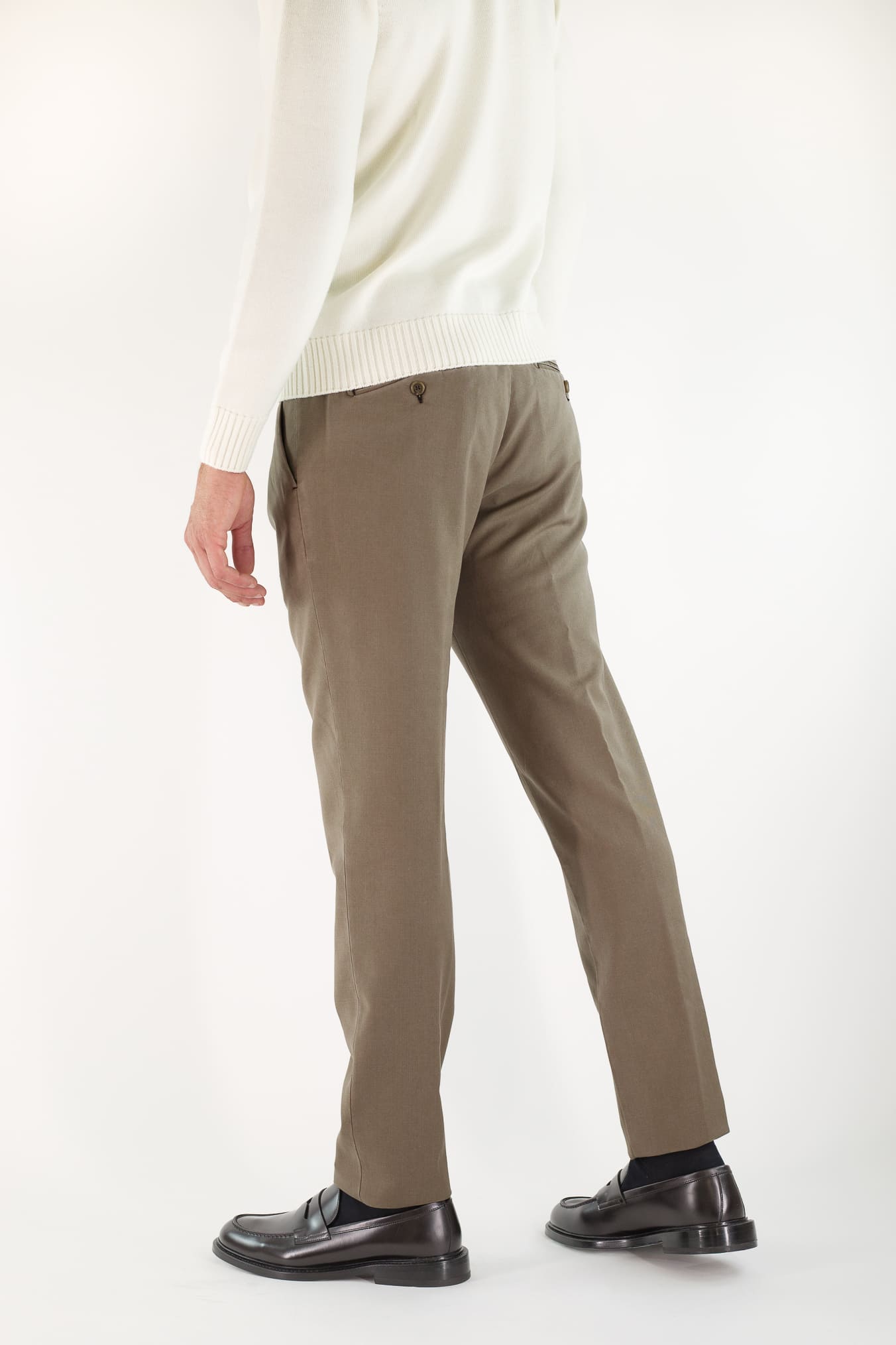 MYTHS Pantaloni Vintage Wool Cashmere Tortora