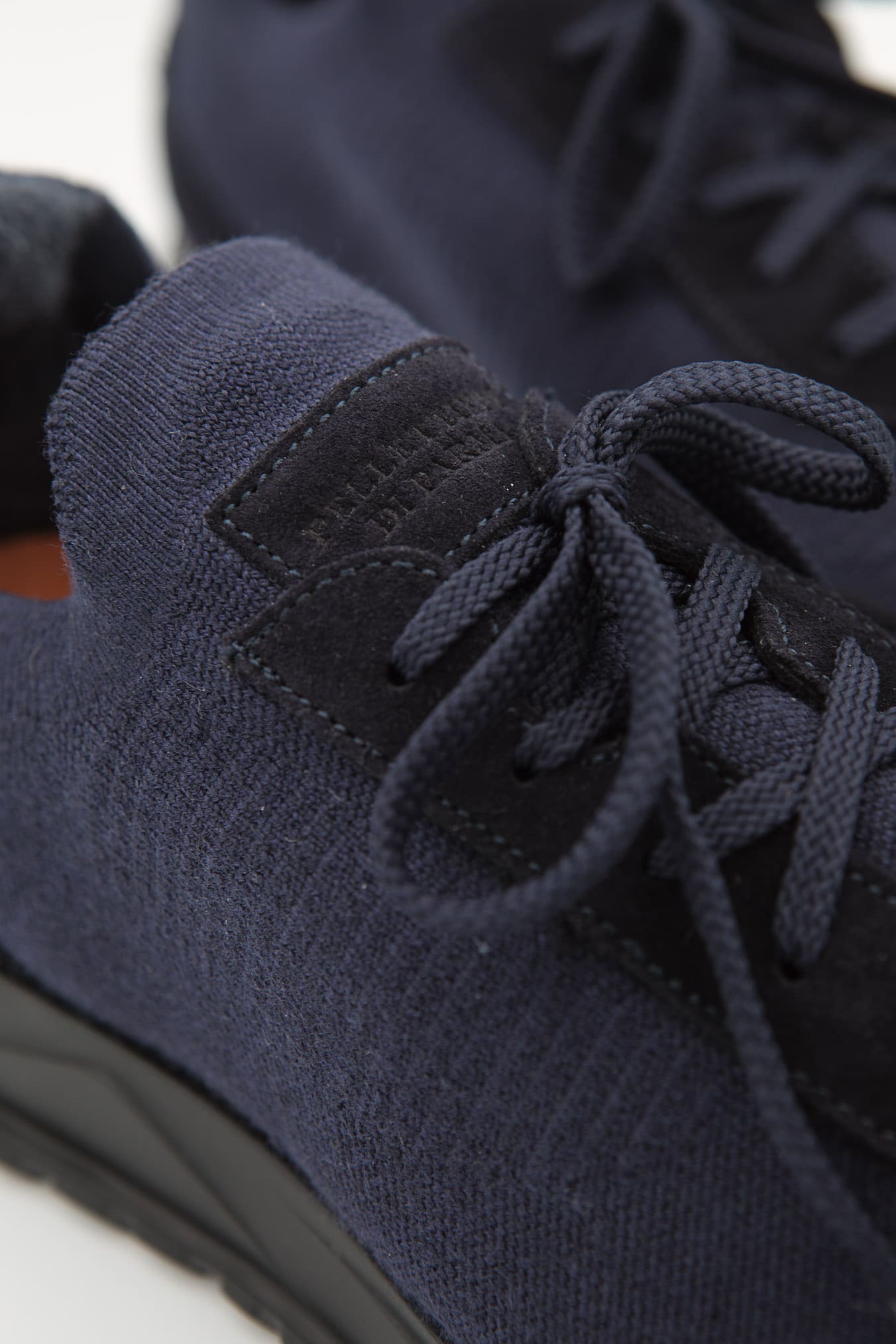 PELLETTIERI DI PARMA Sneaker Calzino Cashmere Lana Blu