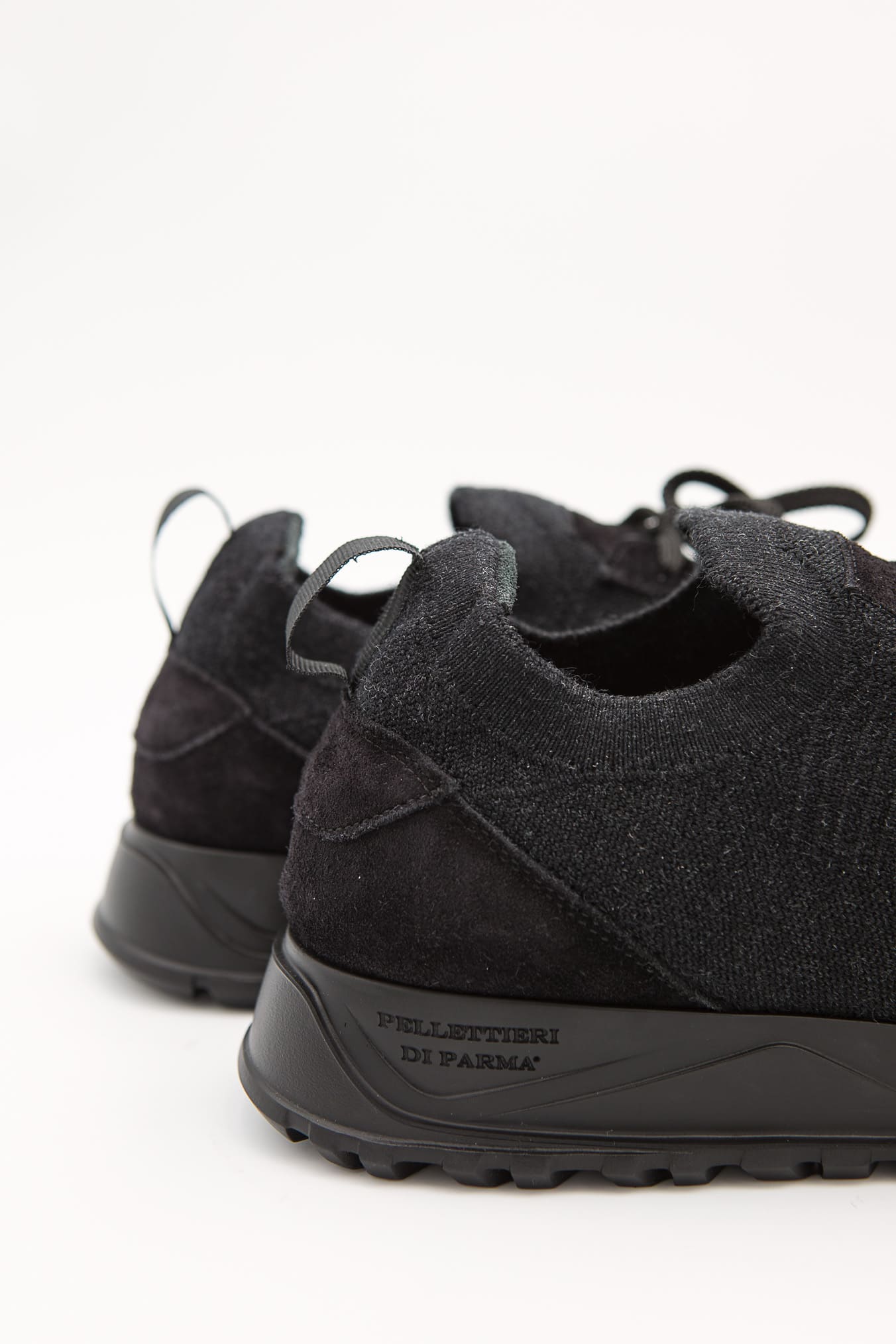 PELLETTIERI DI PARMA Sneaker Calzino Cashmere Lana Nero